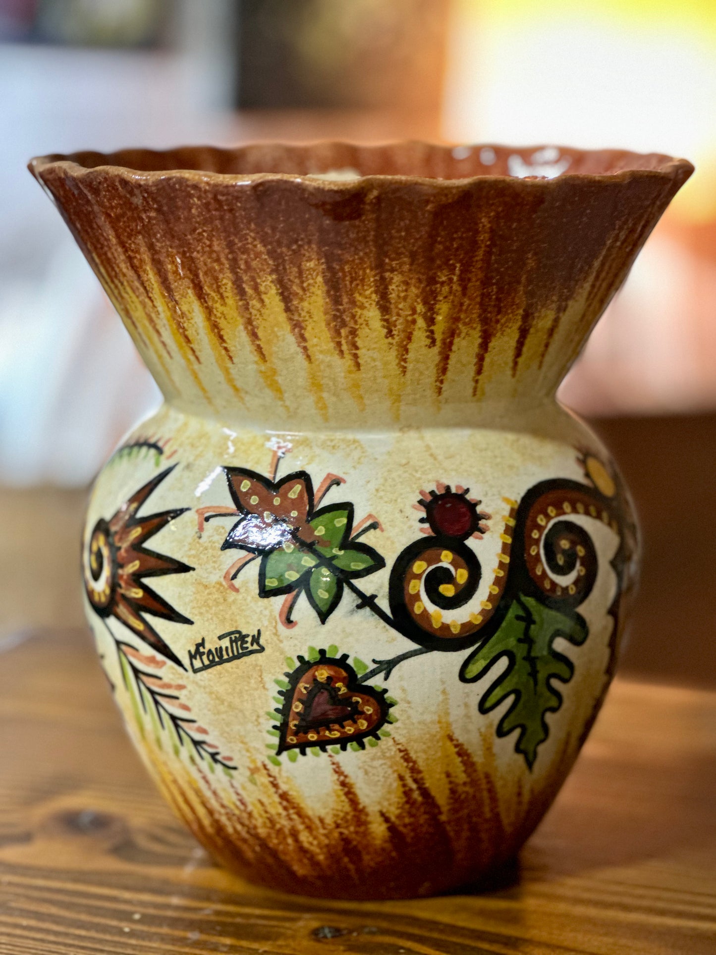 Vase Paul Fouillen Quimper