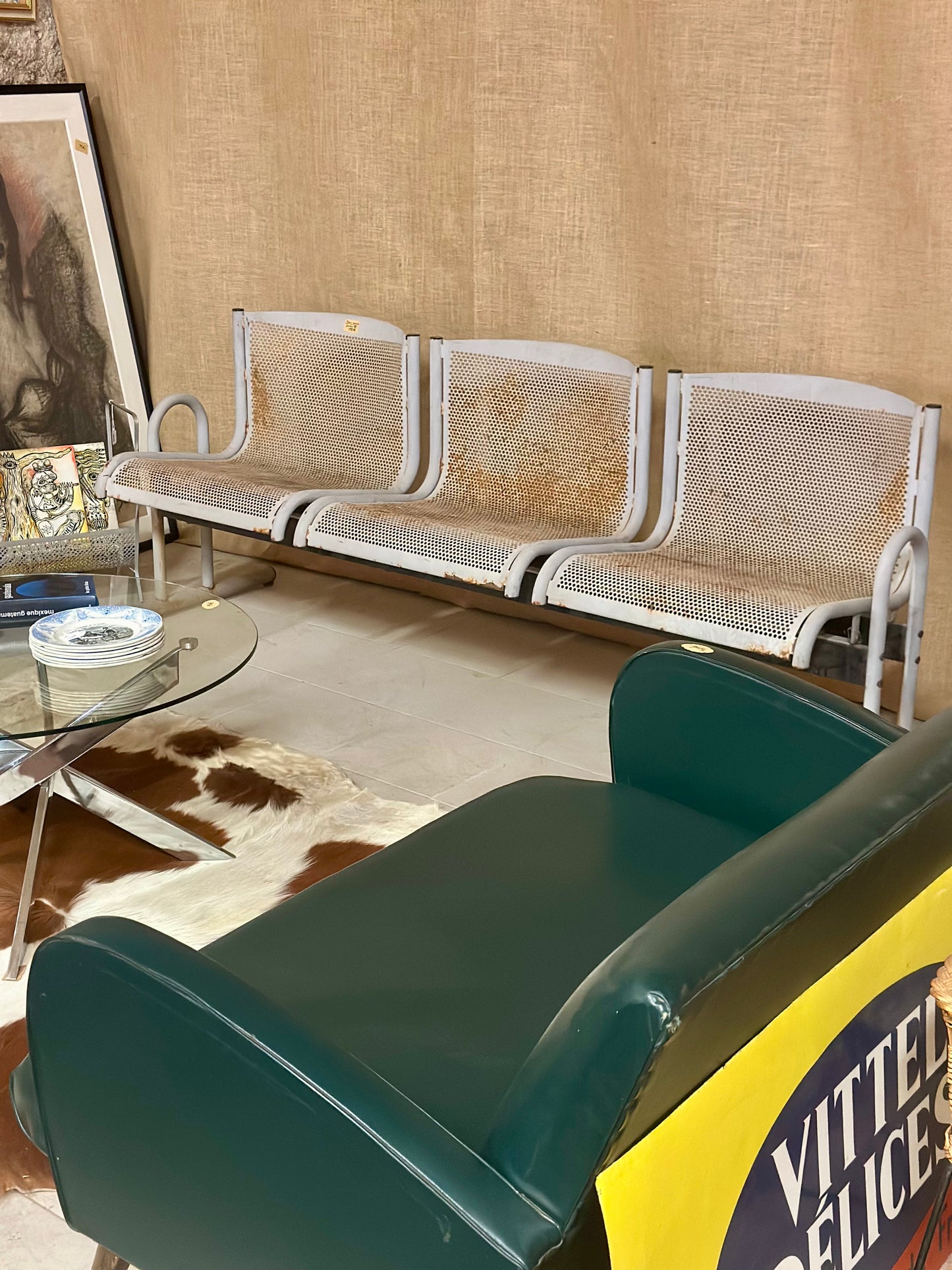 Banc public des années 80