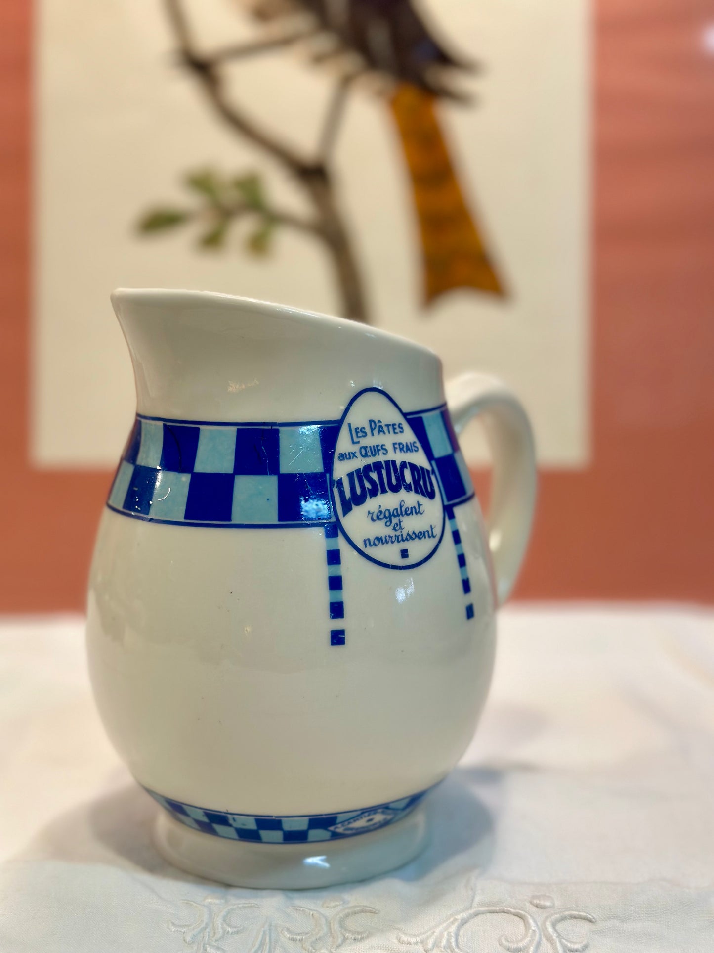 Ancien pichet publicitaire Lustucru