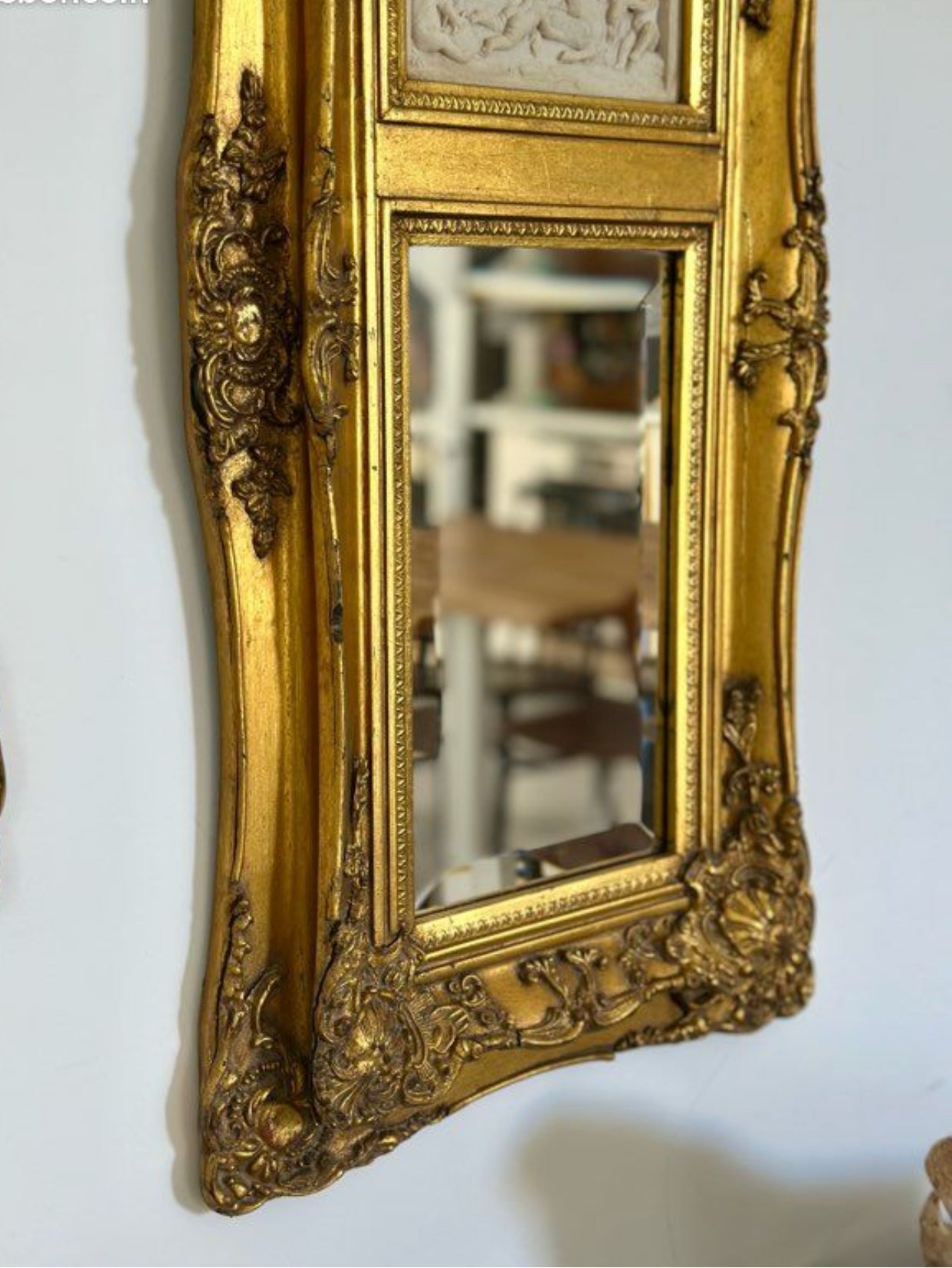 Paire de miroirs biseautés trumeaux