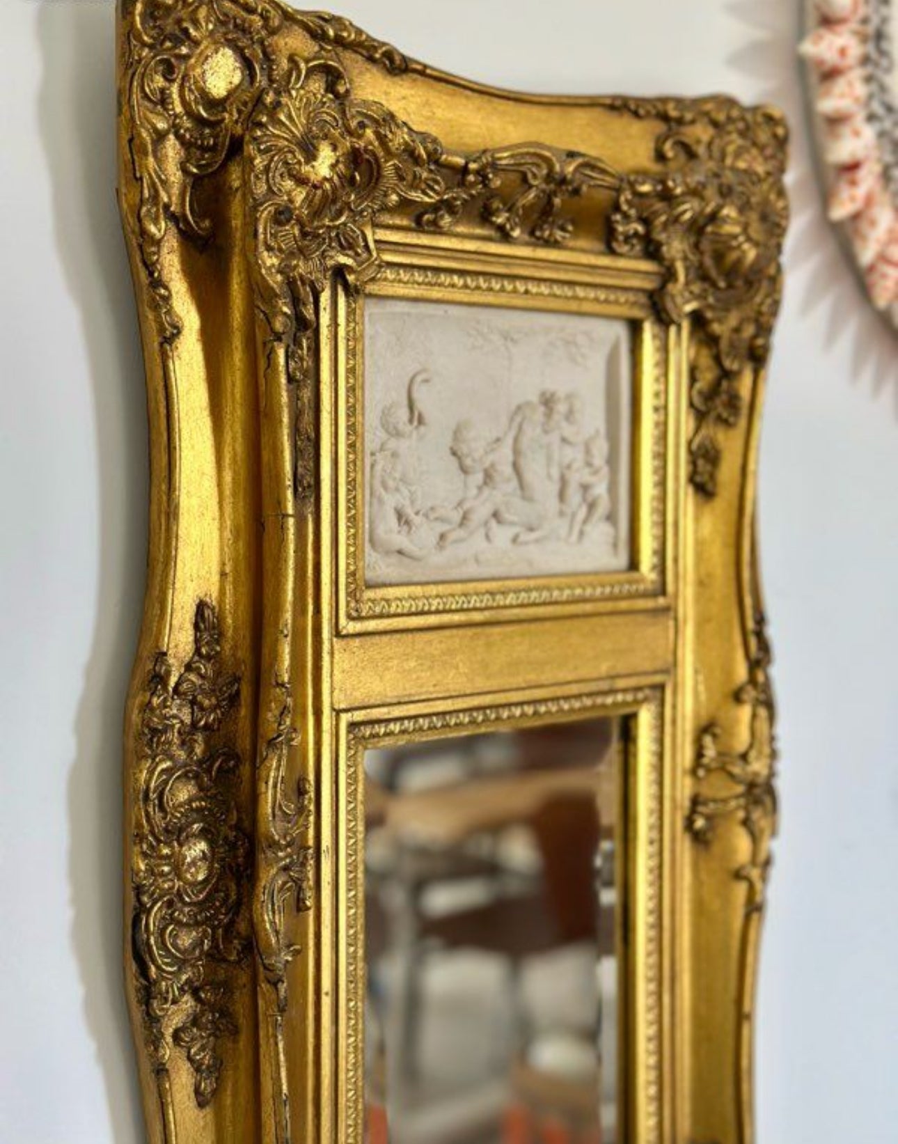 Paire de miroirs biseautés trumeaux