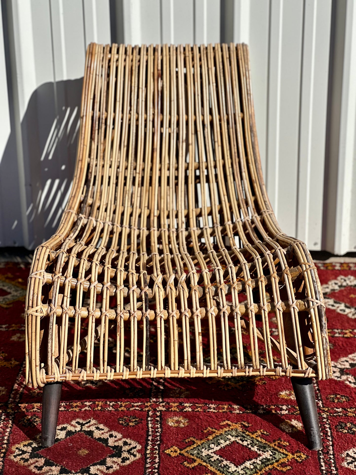 Lounge chair rotin Fauteuil relax