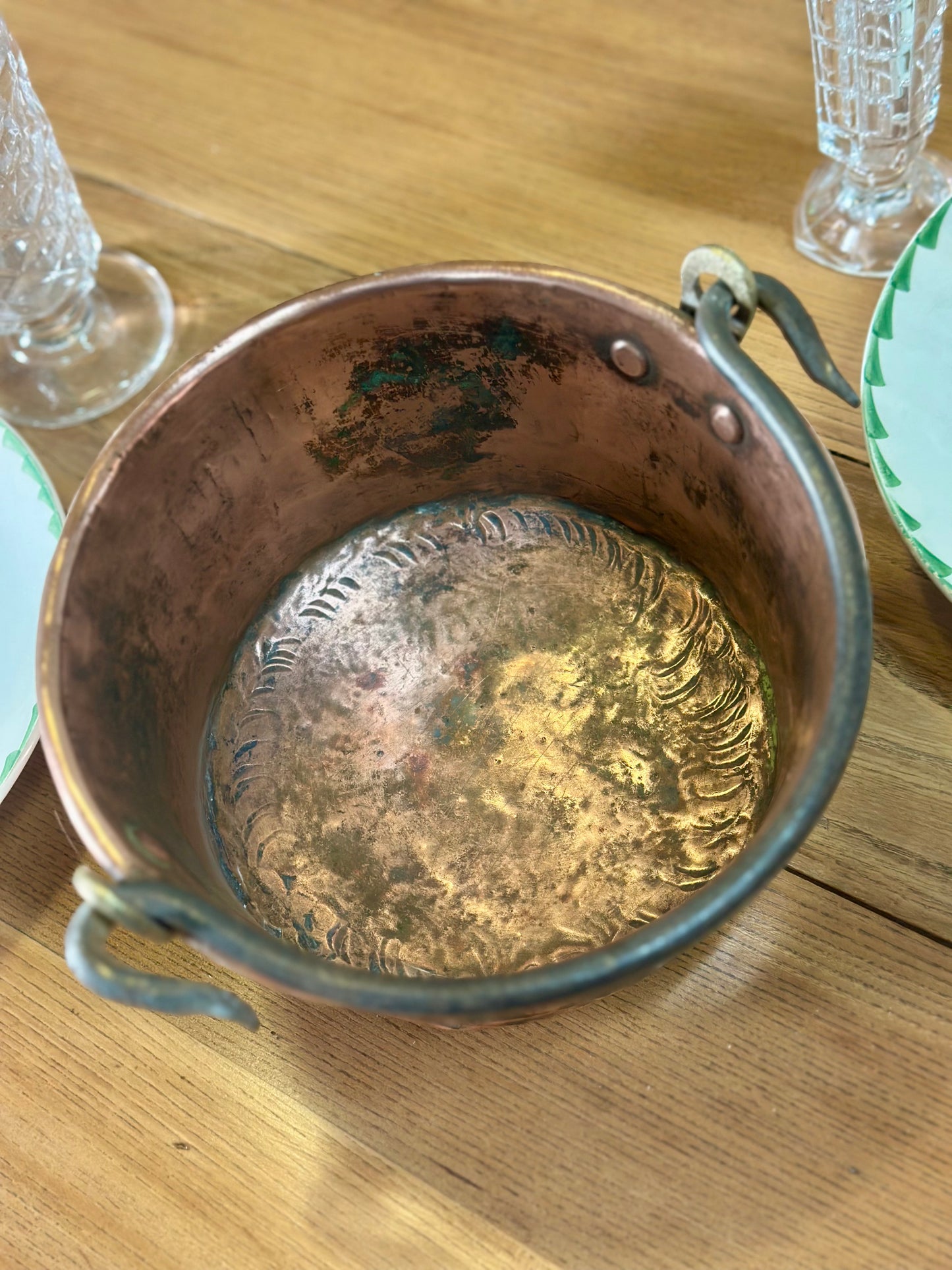 Petit chaudron en cuivre XIXe