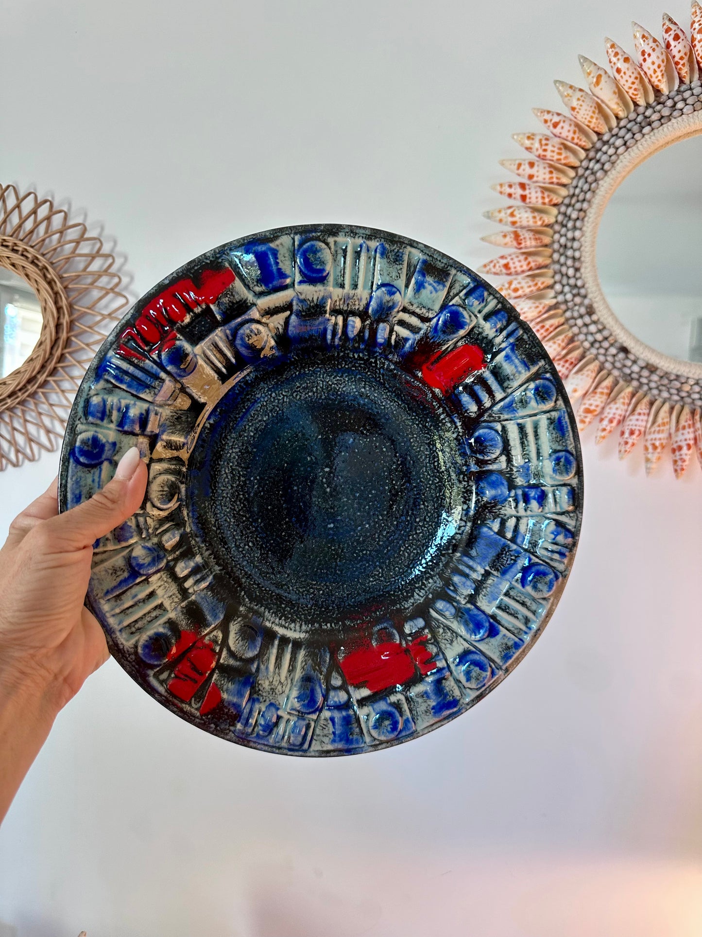 Plat en céramique Vallauris