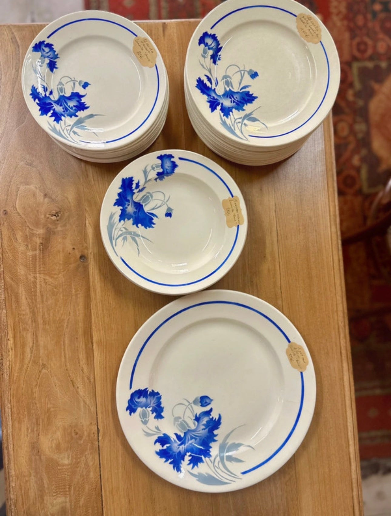 12 assiettes à dessert Luneville