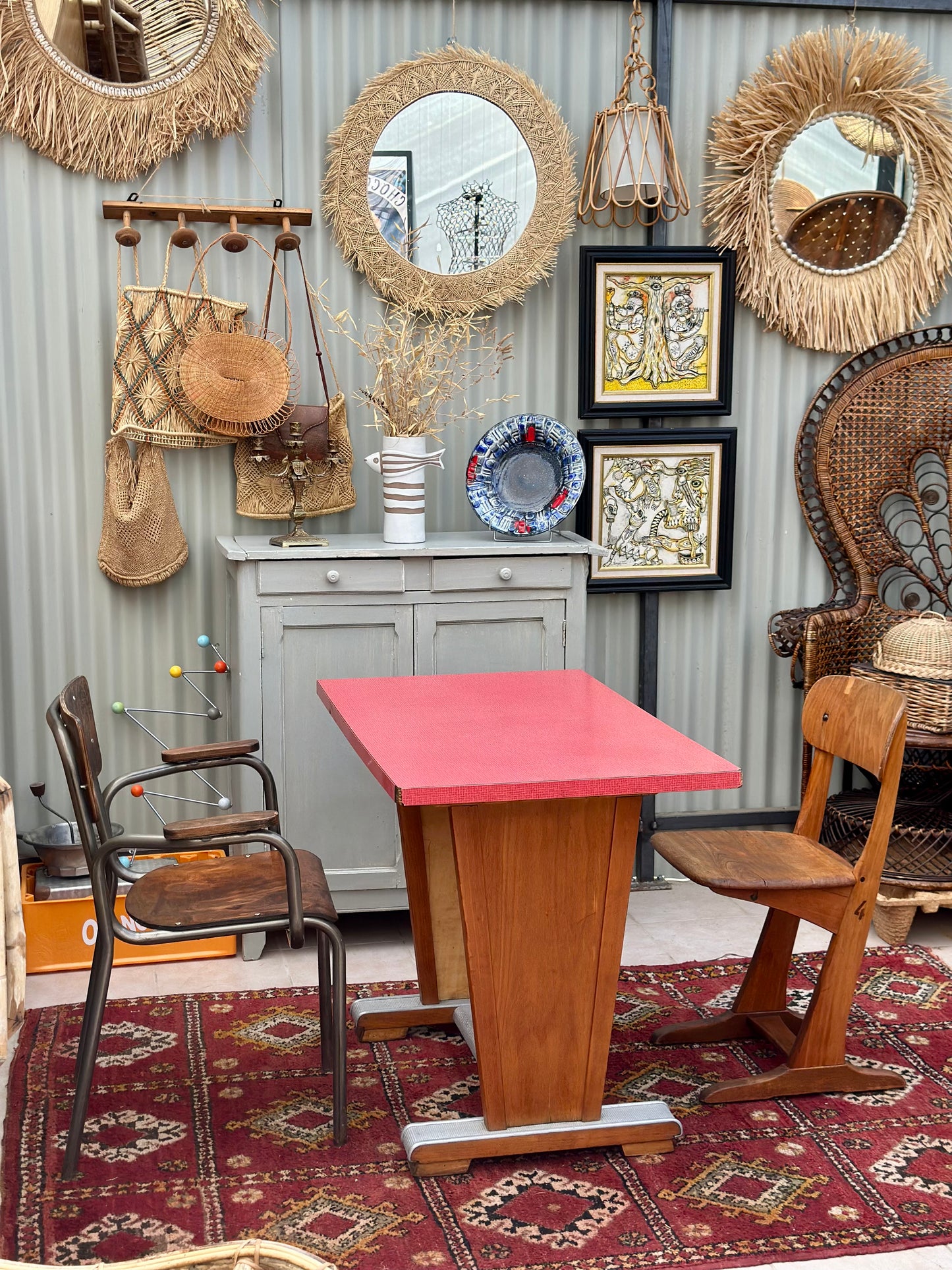 Table de bistrot des années 50