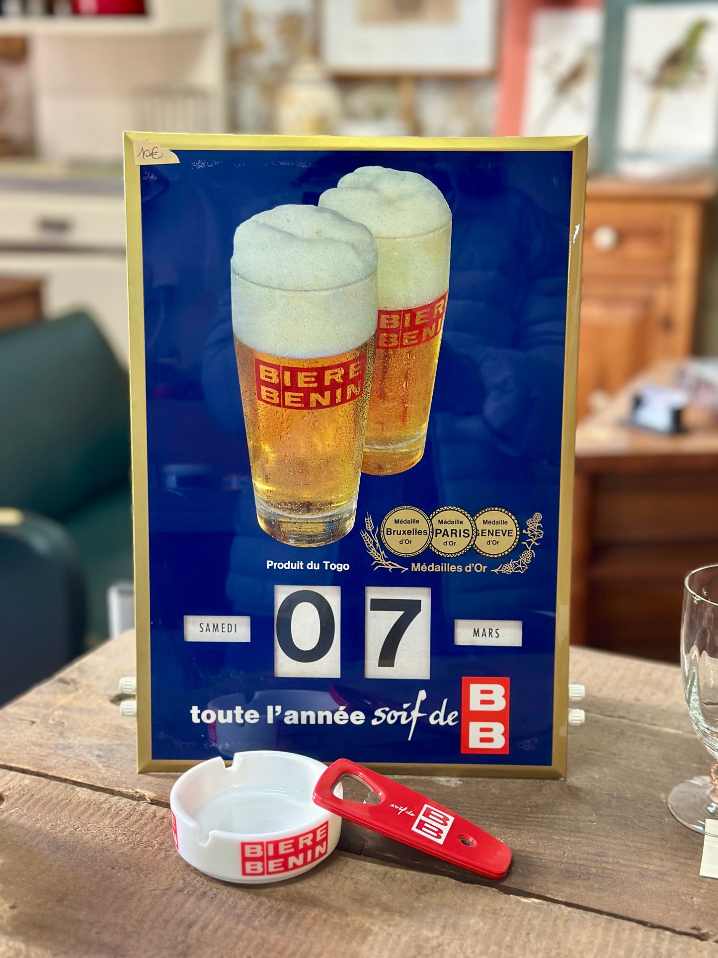 Cendrier publicitaire Bière Bénin