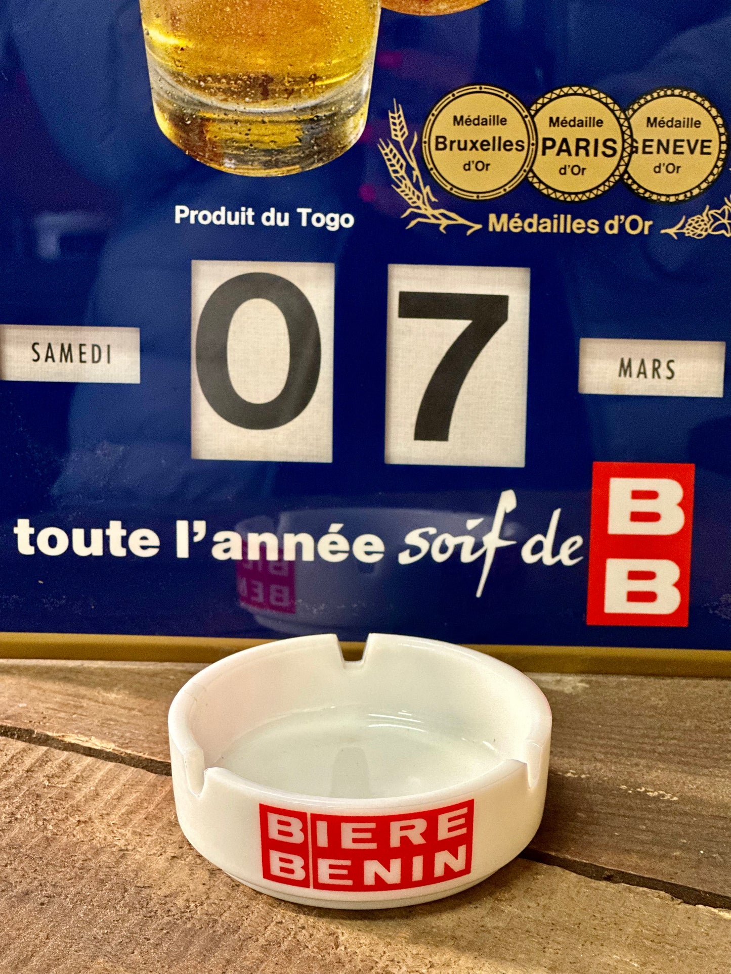 Cendrier publicitaire Bière Bénin