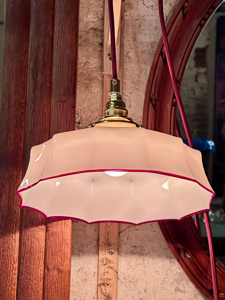 Baladeuse opaline rose