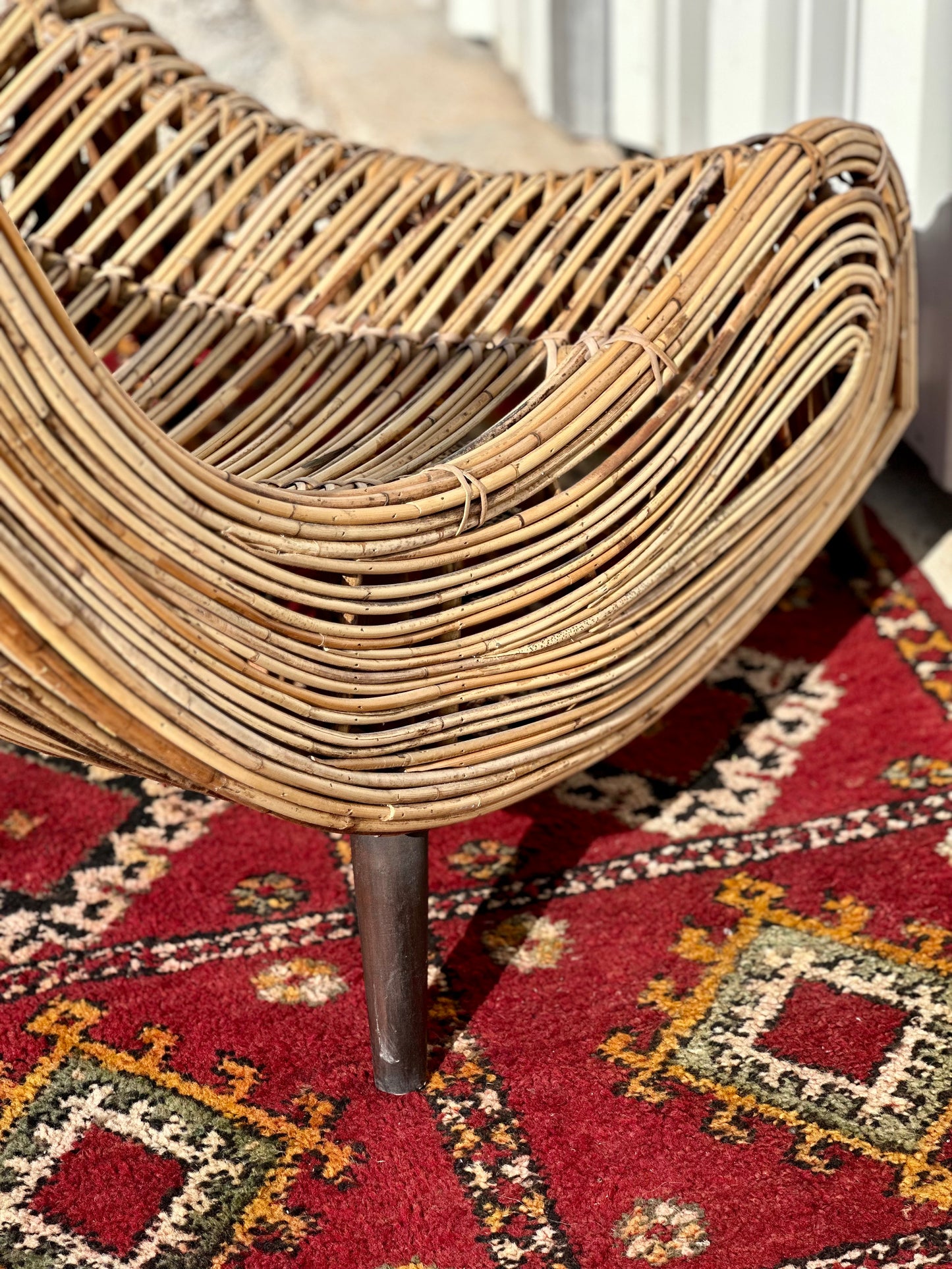 Lounge chair rotin Fauteuil relax