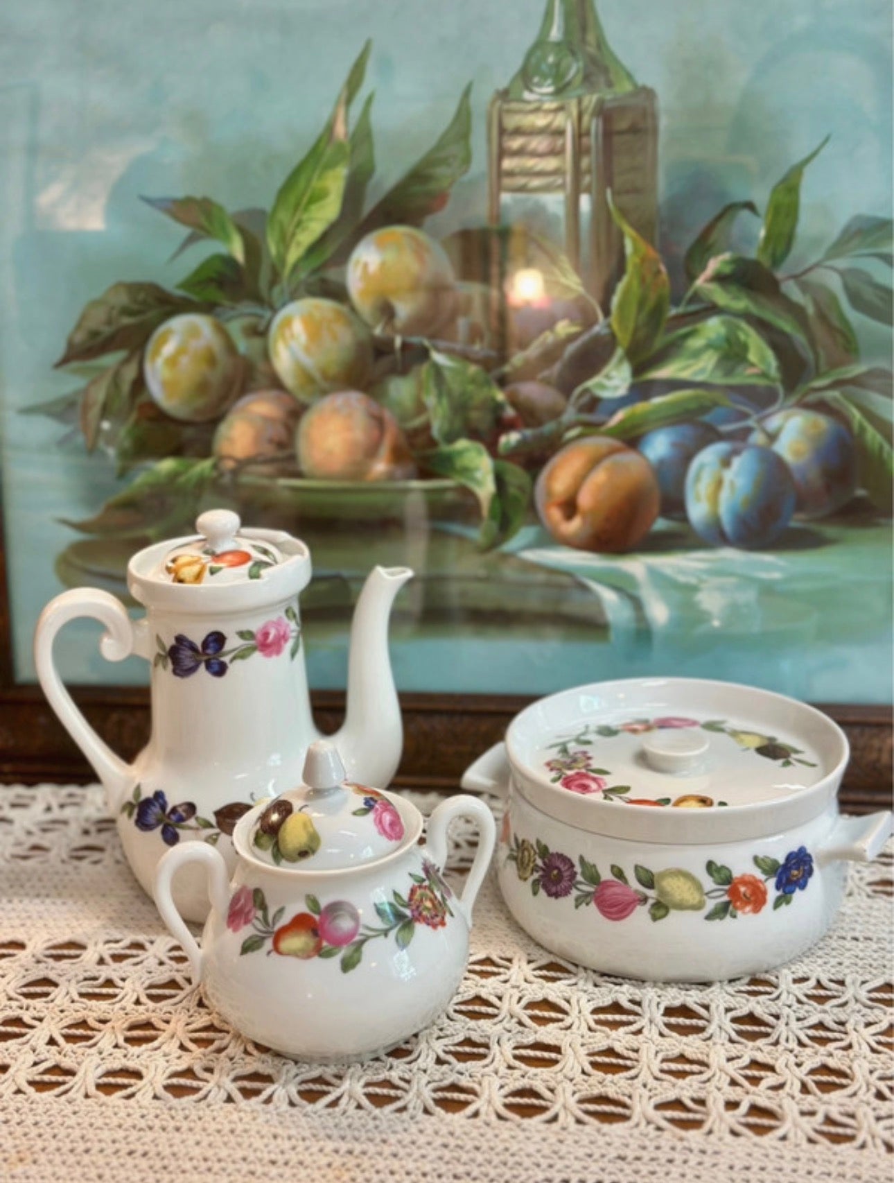Théière porcelaine de Paris
