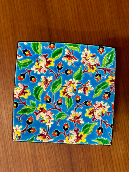 Coupe décorative Emaux de Longwy