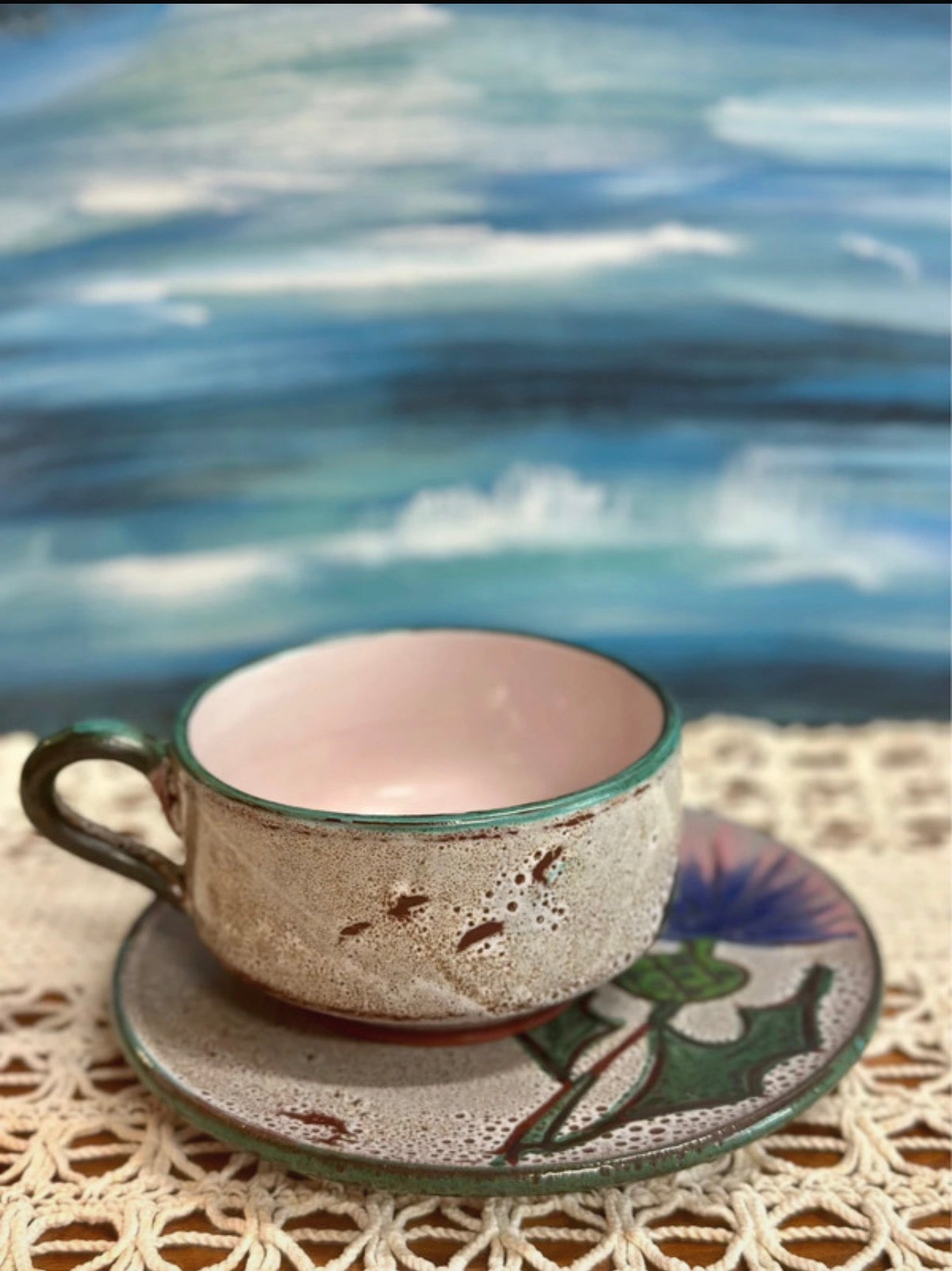 Tasse et soucoupe Vallauris