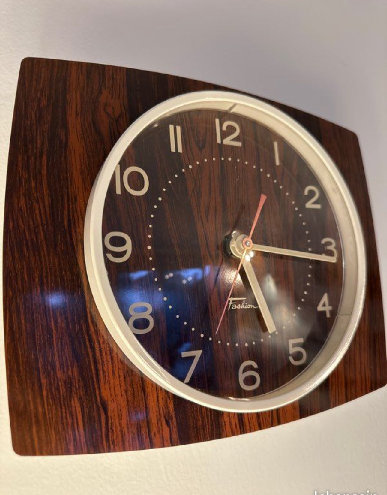 Pendule en formica vintage