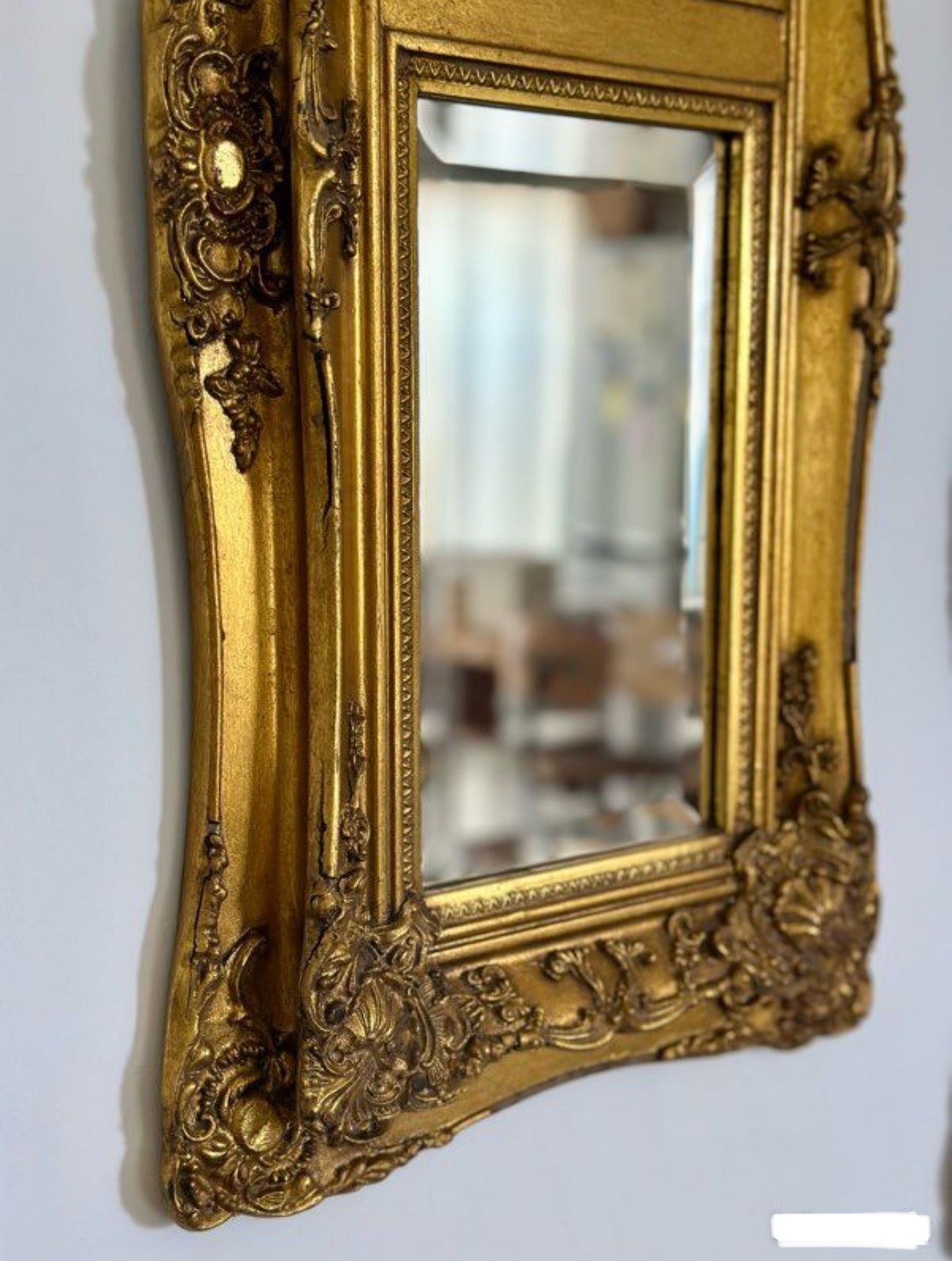 Paire de miroirs biseautés trumeaux