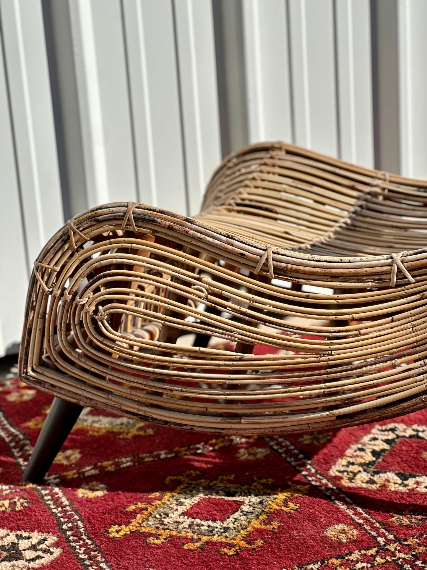 Lounge chair rotin Fauteuil relax