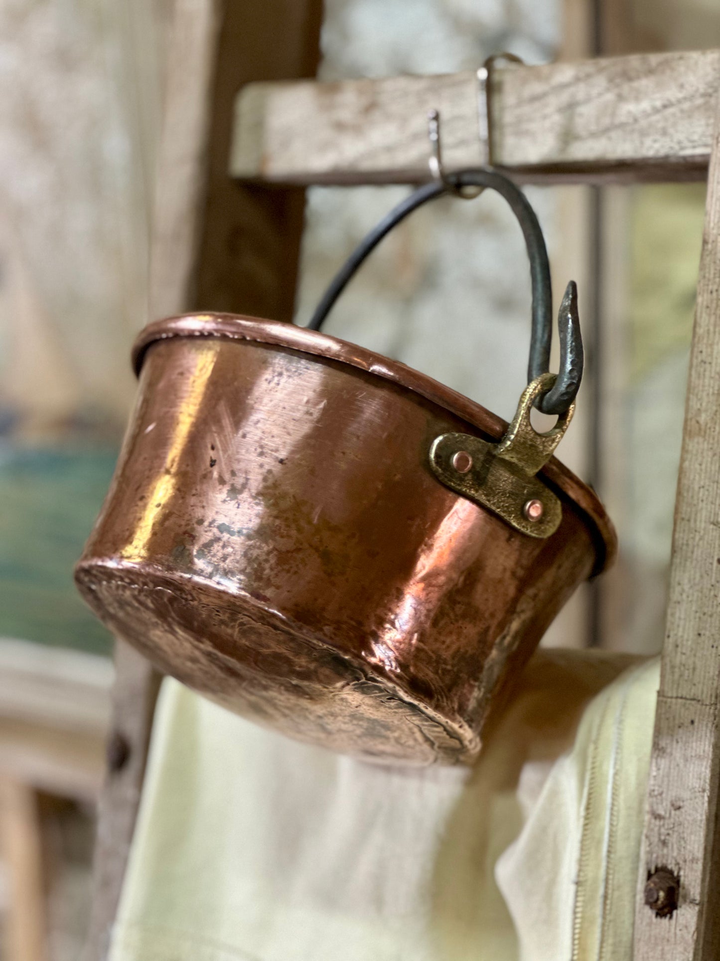 Petit chaudron en cuivre XIXe