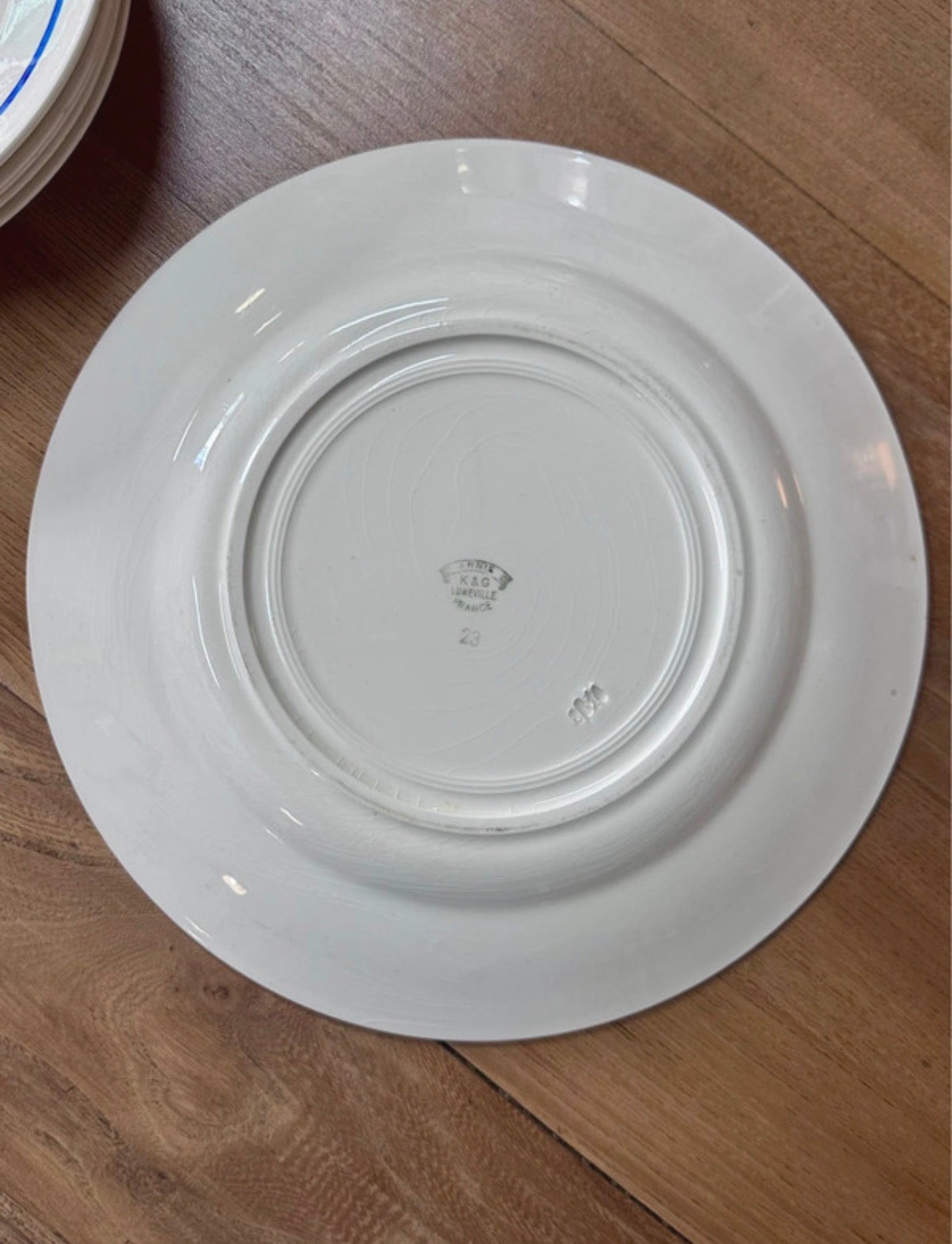 Plat rond Luneville