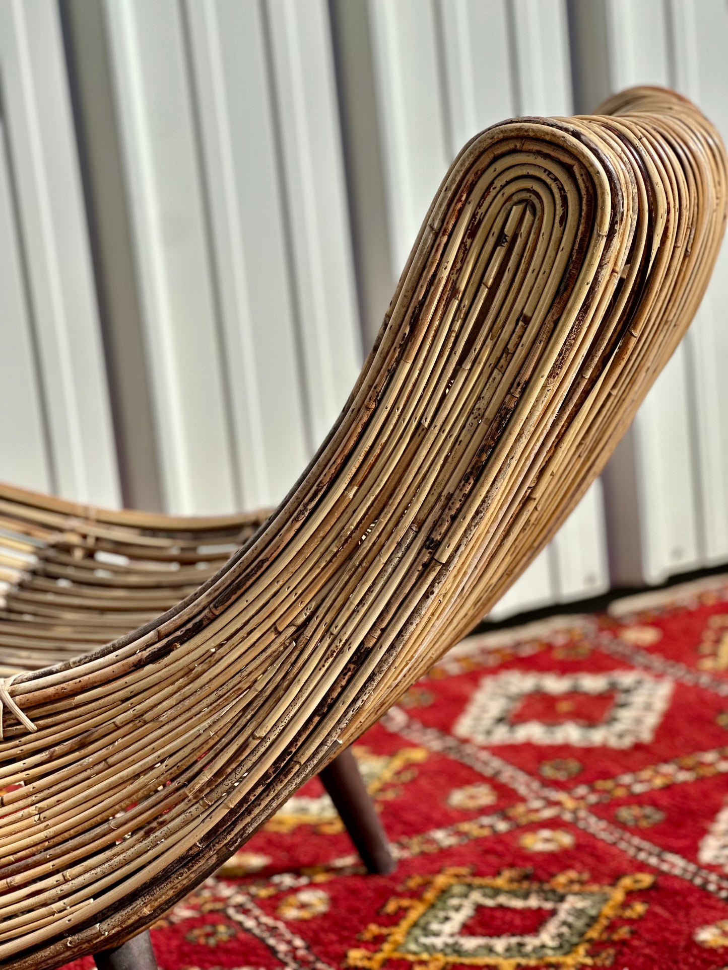 Lounge chair rotin Fauteuil relax