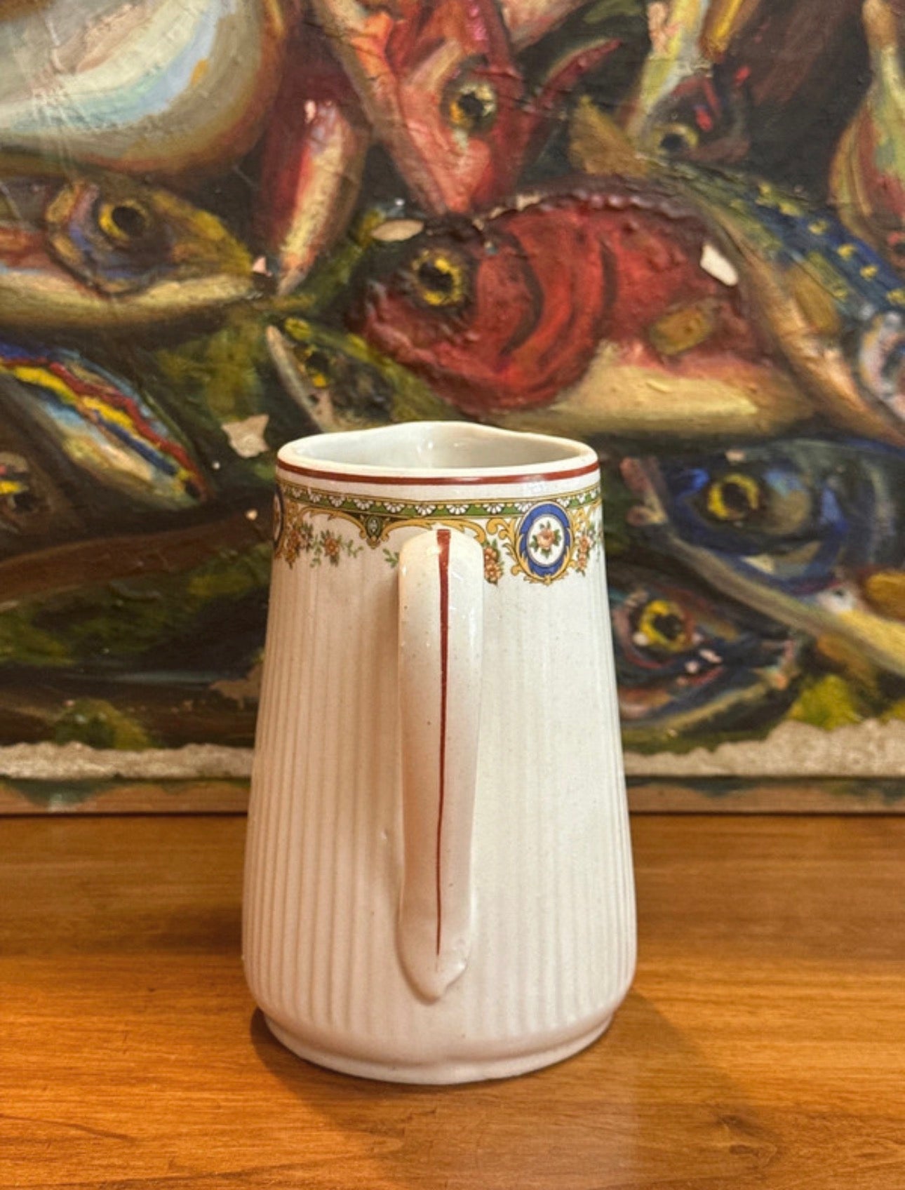 Pot à lait ancien cannelé