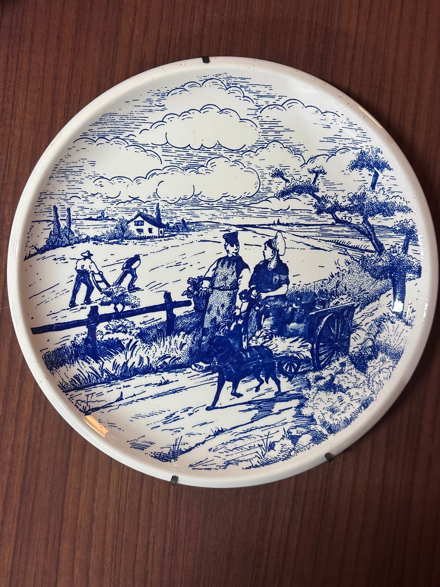 Assiette décorative Boch Manufacture Royale Belge La Louvière