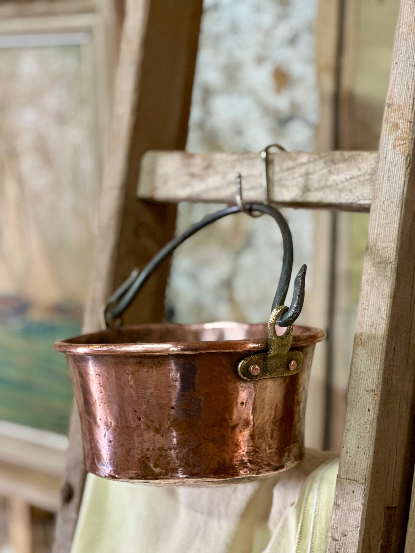 Petit chaudron en cuivre XIXe