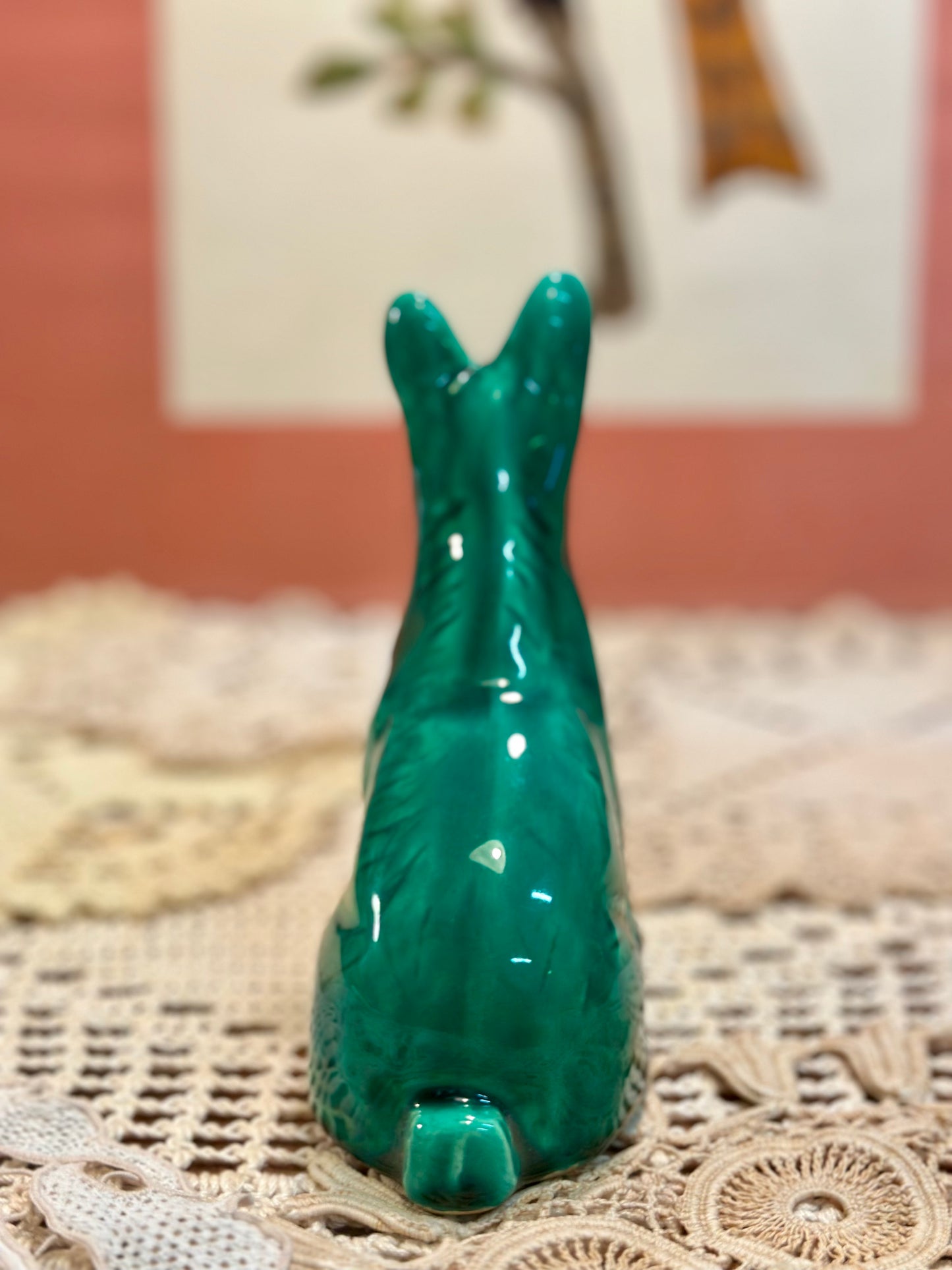 Fox-terrier en porcelaine de Limoges