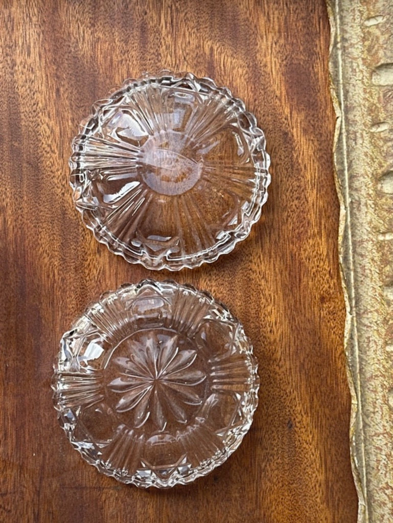 Bonbonnière ou boîte à bijoux en verre