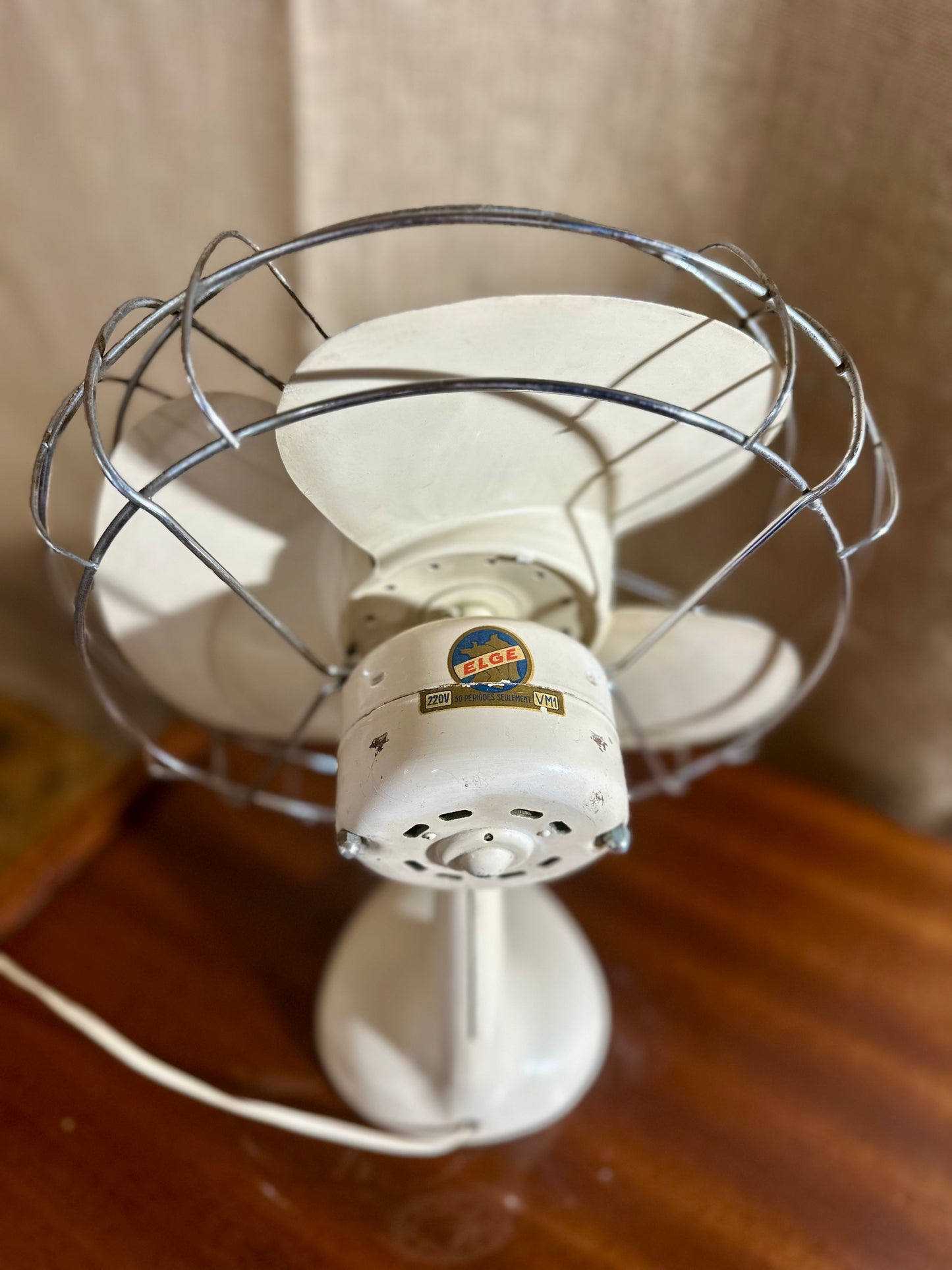 Ventilateur vintage Elgé années 50