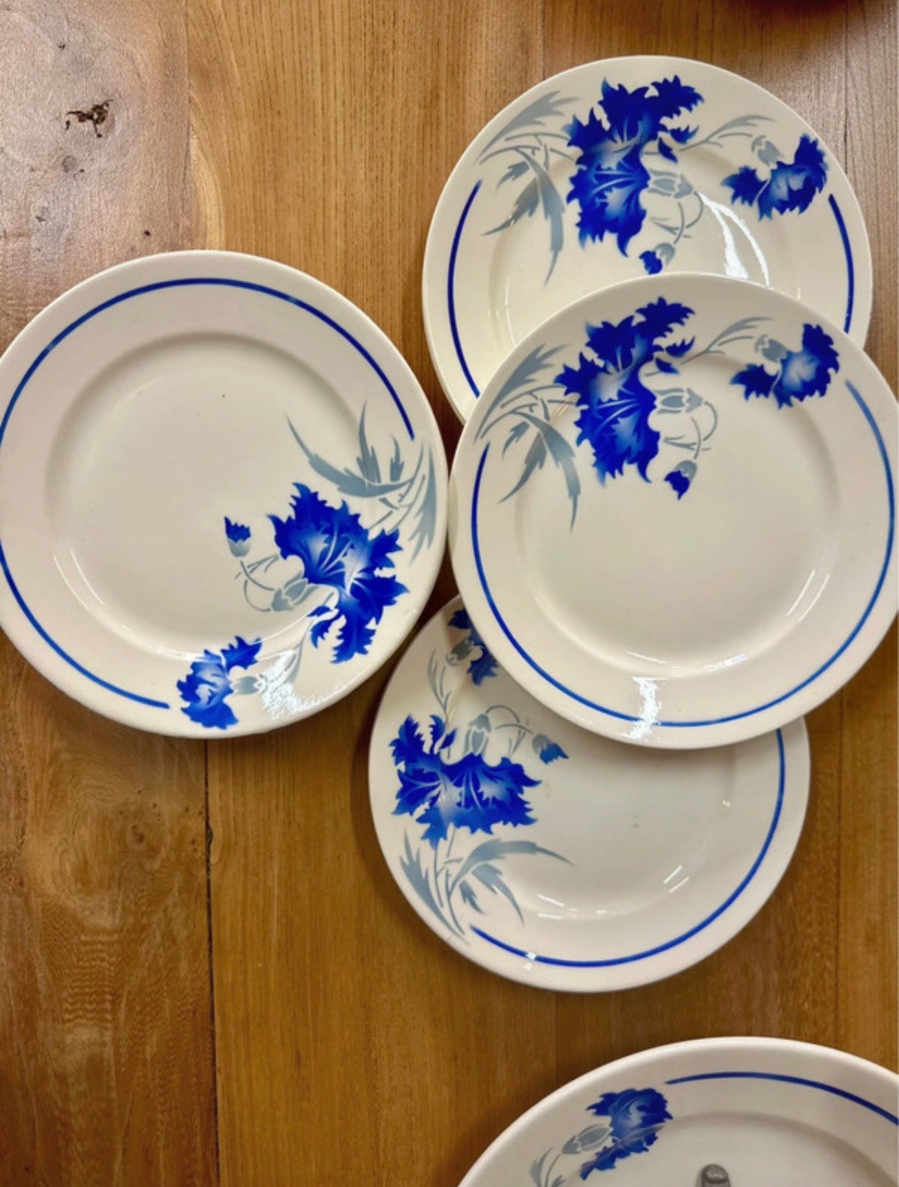 12 assiettes à dessert Luneville