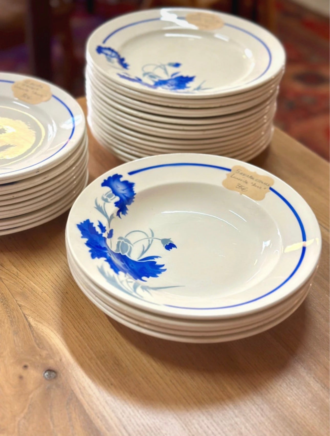 5 assiettes creuses Luneville