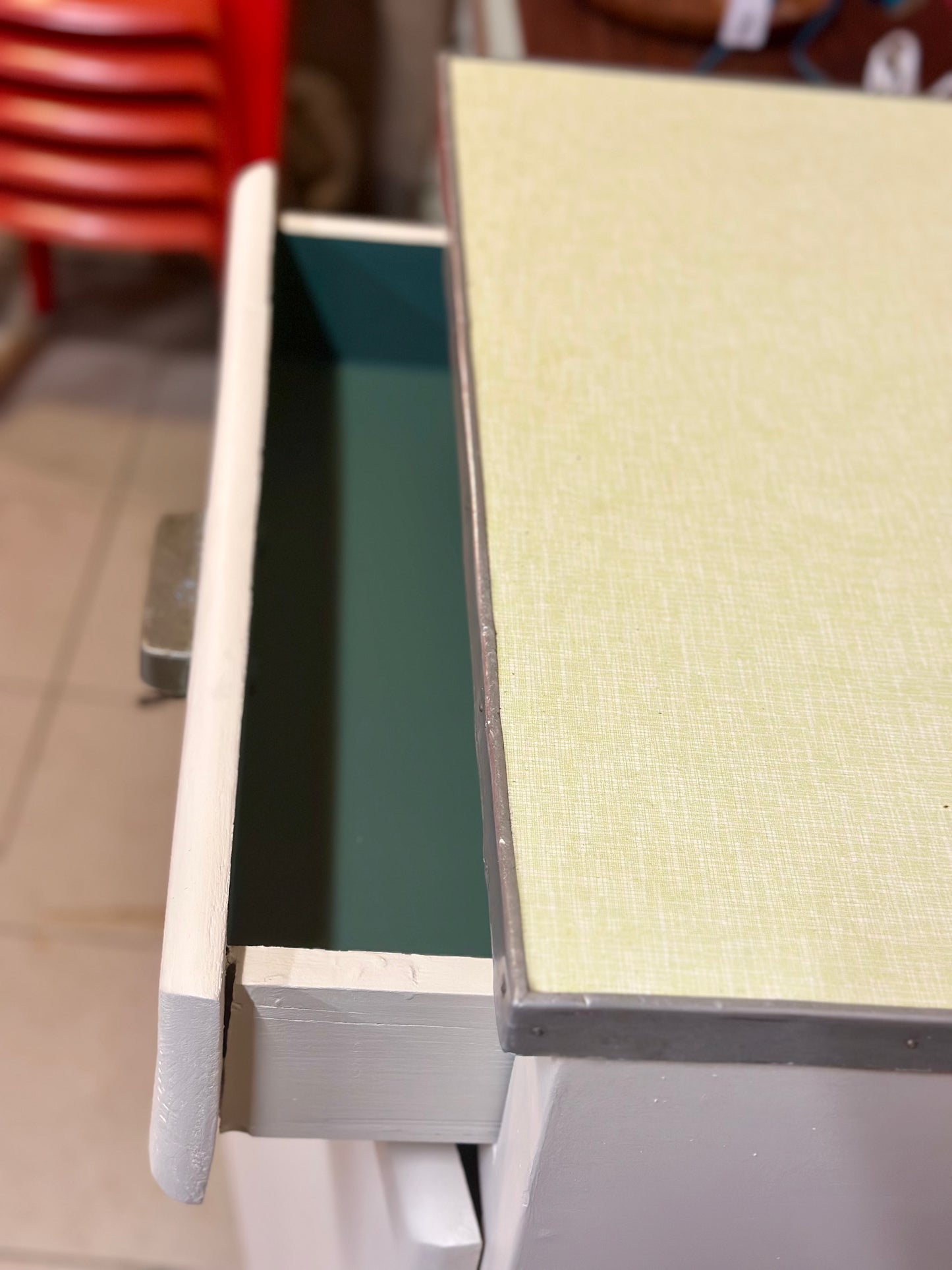 Buffet de cuisine Italien en bois années 50-60