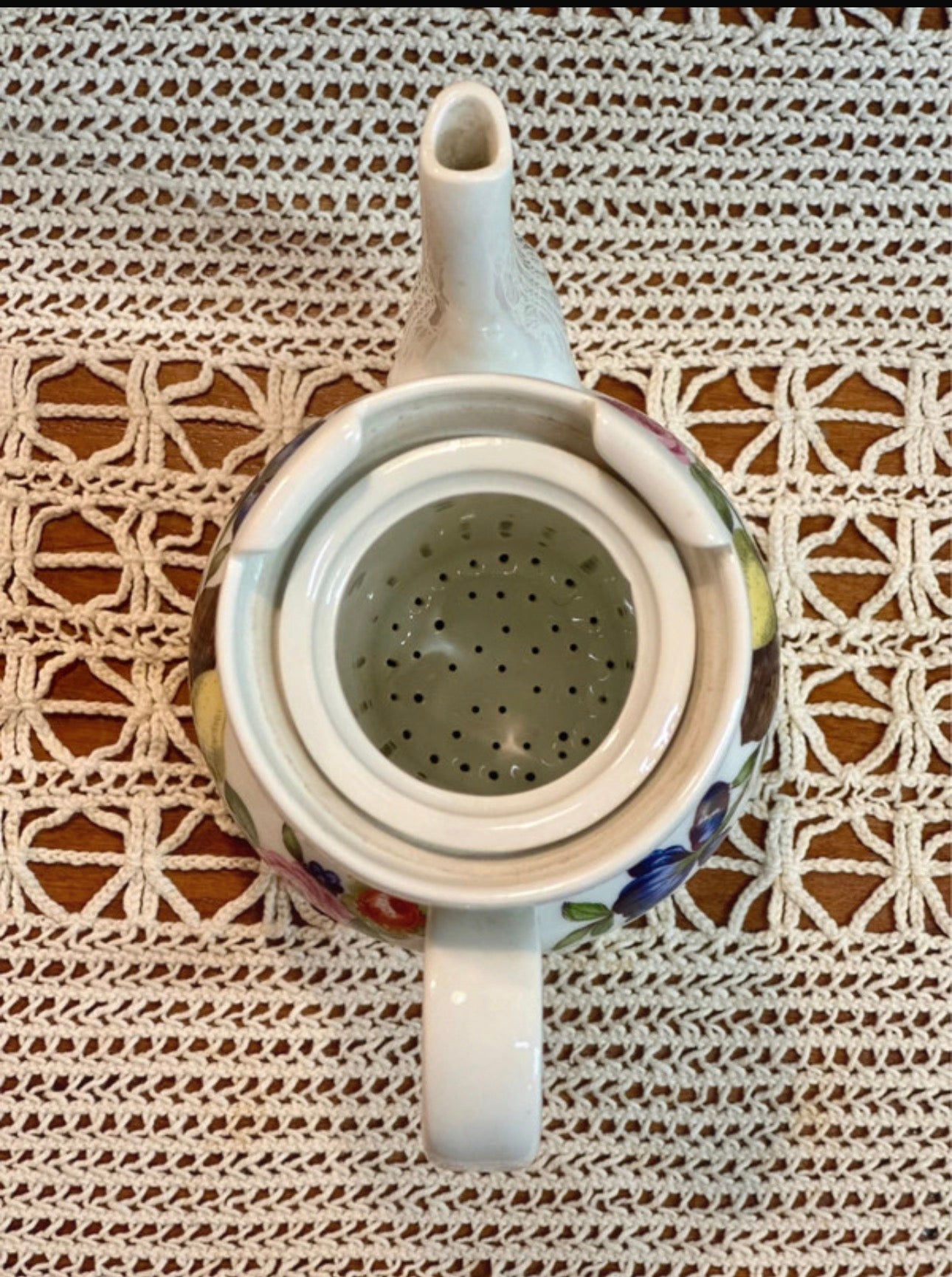Théière porcelaine de Paris
