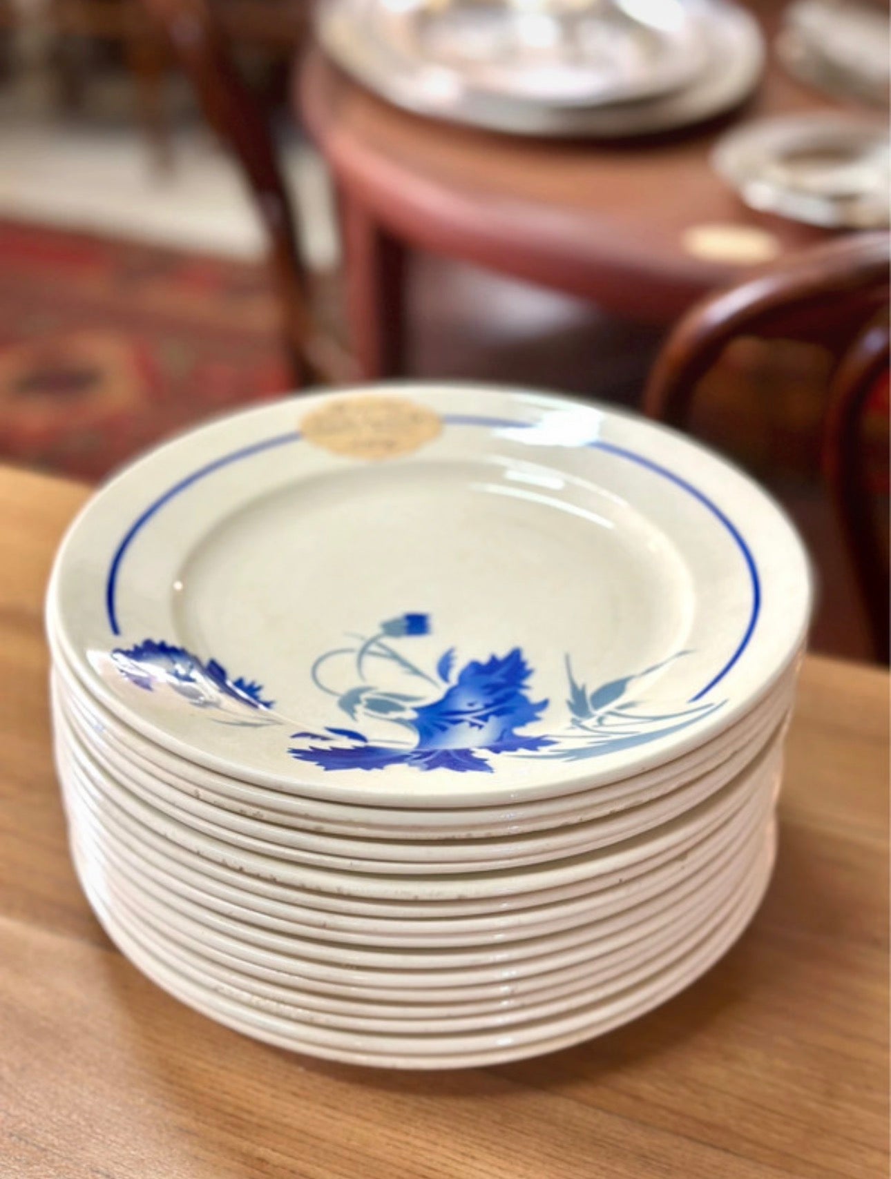 16 assiettes plates Luneville