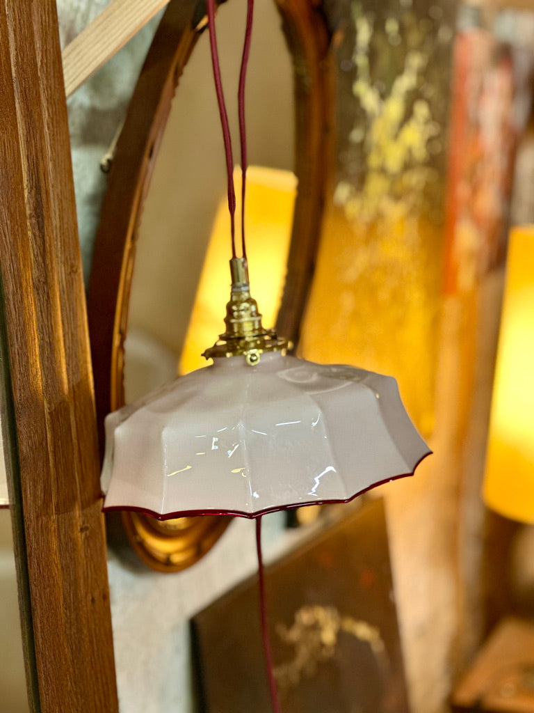 Baladeuse opaline rose