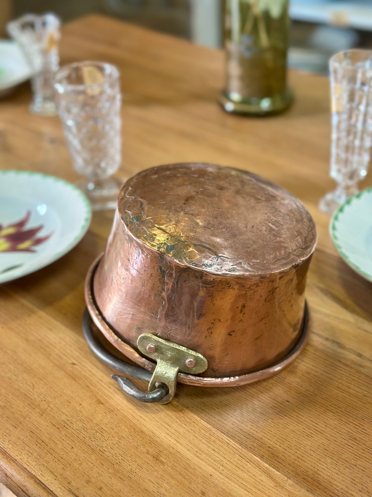 Petit chaudron en cuivre XIXe