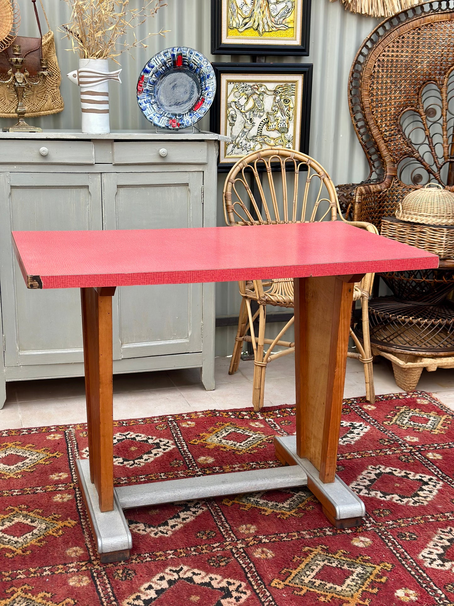 Table de bistrot des années 50