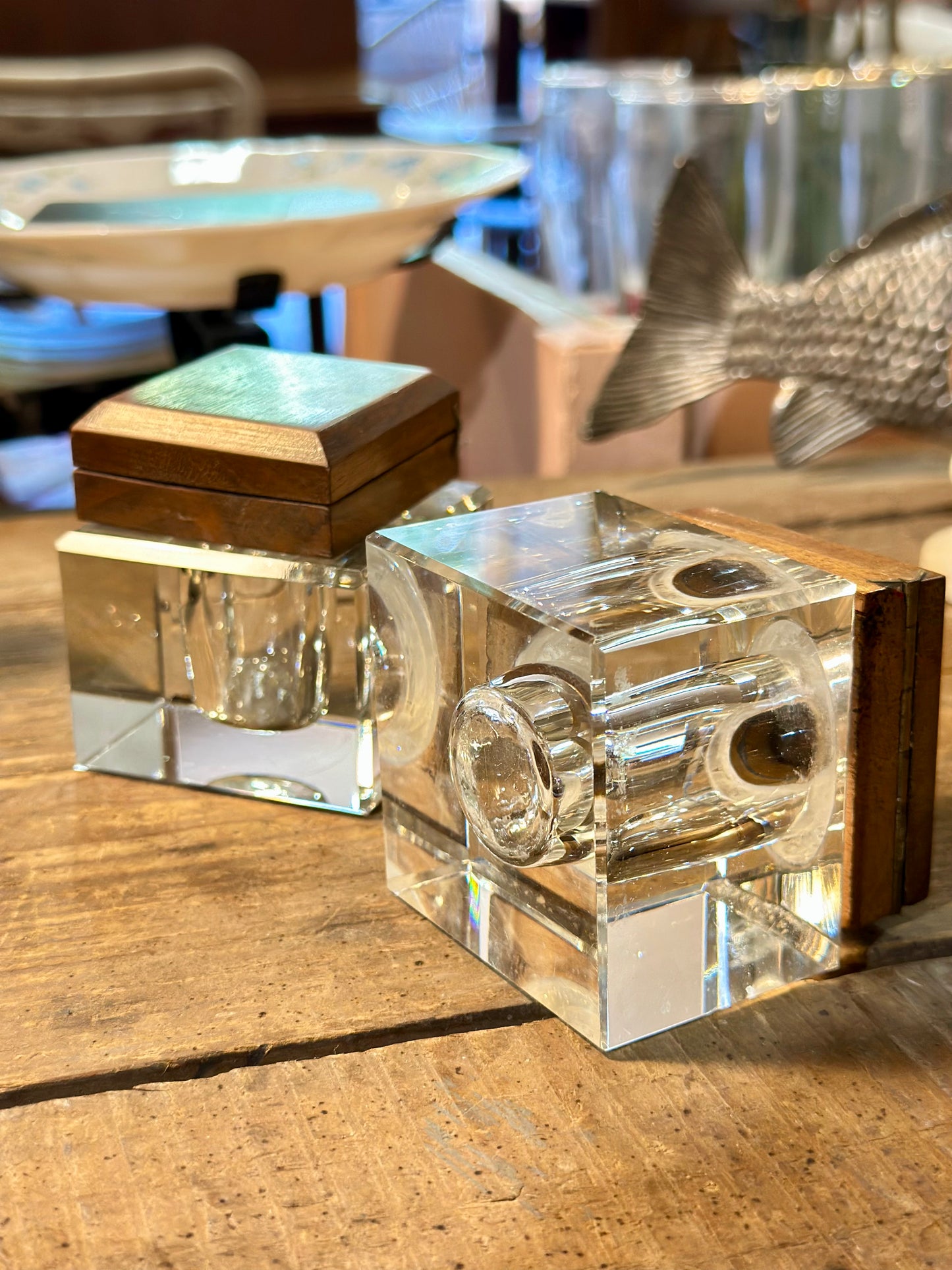 Paire d'encriers Art Deco
