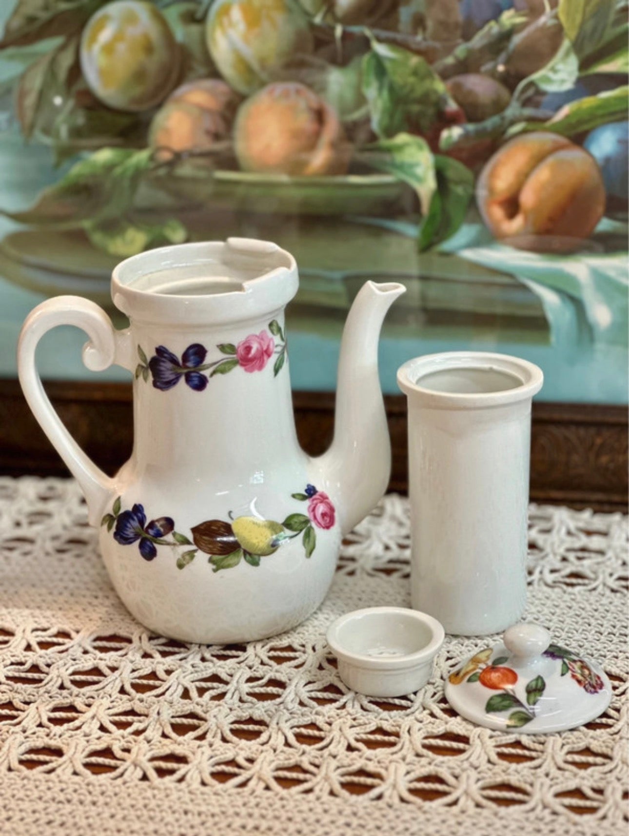 Théière porcelaine de Paris