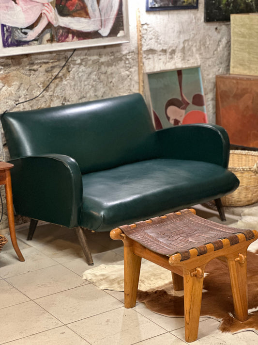 Canapé en Skaï années 60