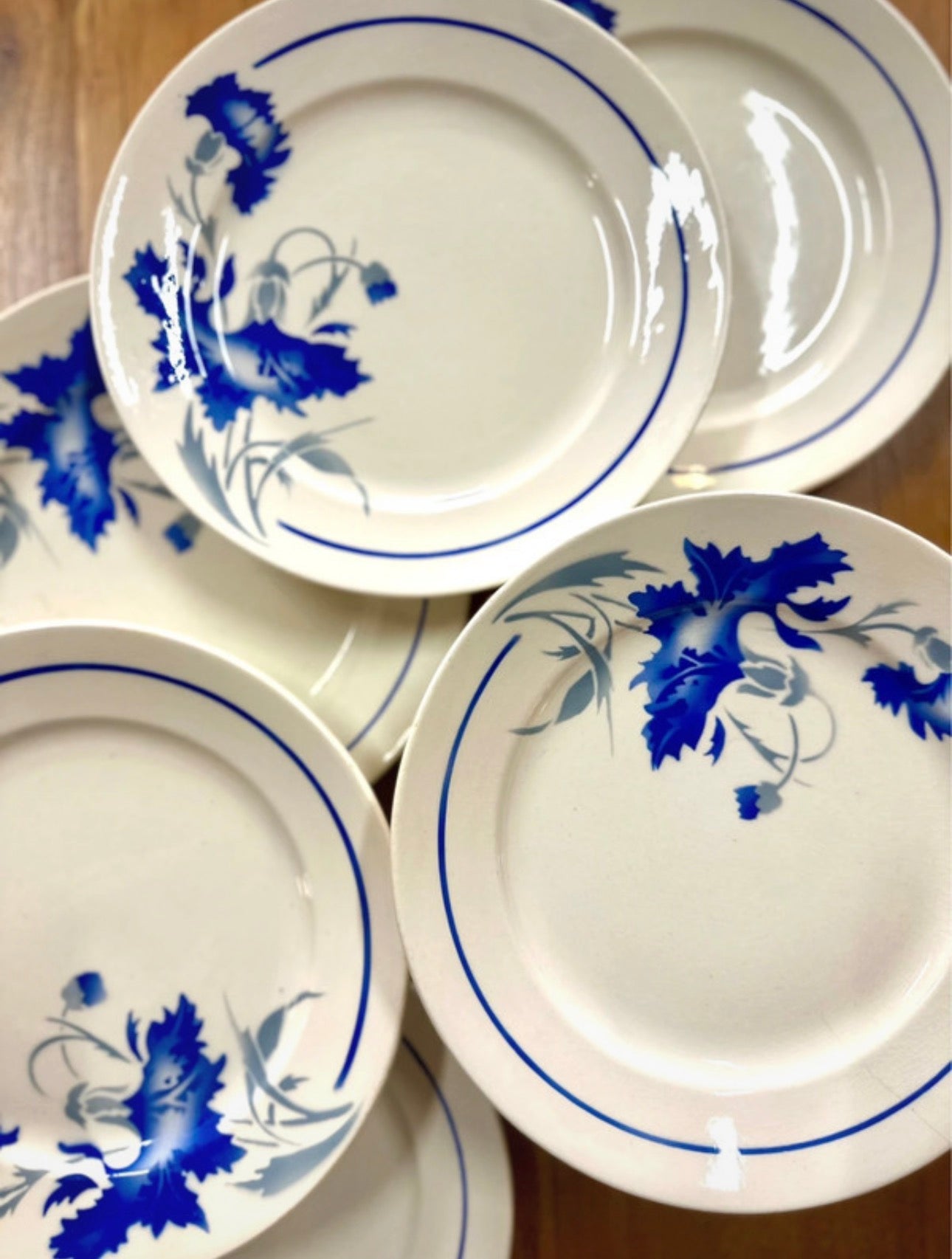 16 assiettes plates Luneville