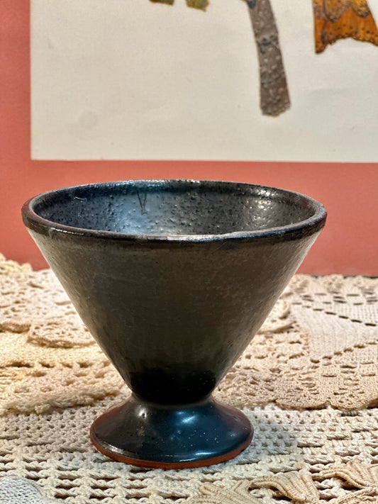 Coupe en terre émaillée origine Togo