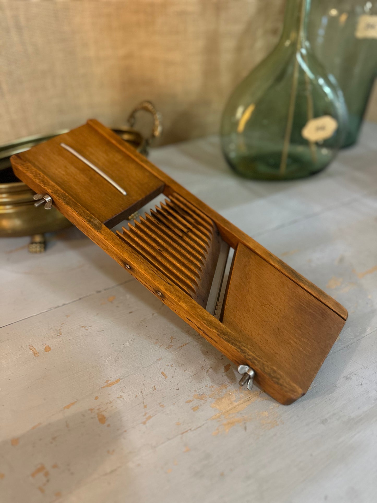Ancienne mandoline en bois