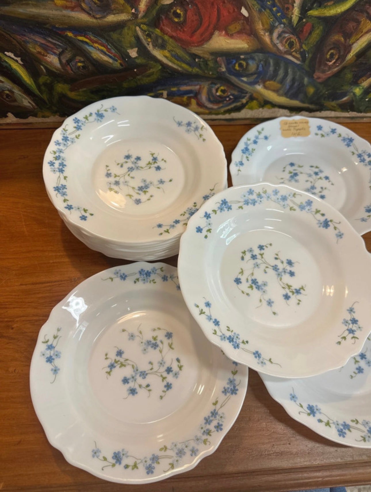 14 assiettes creuses Arcopal