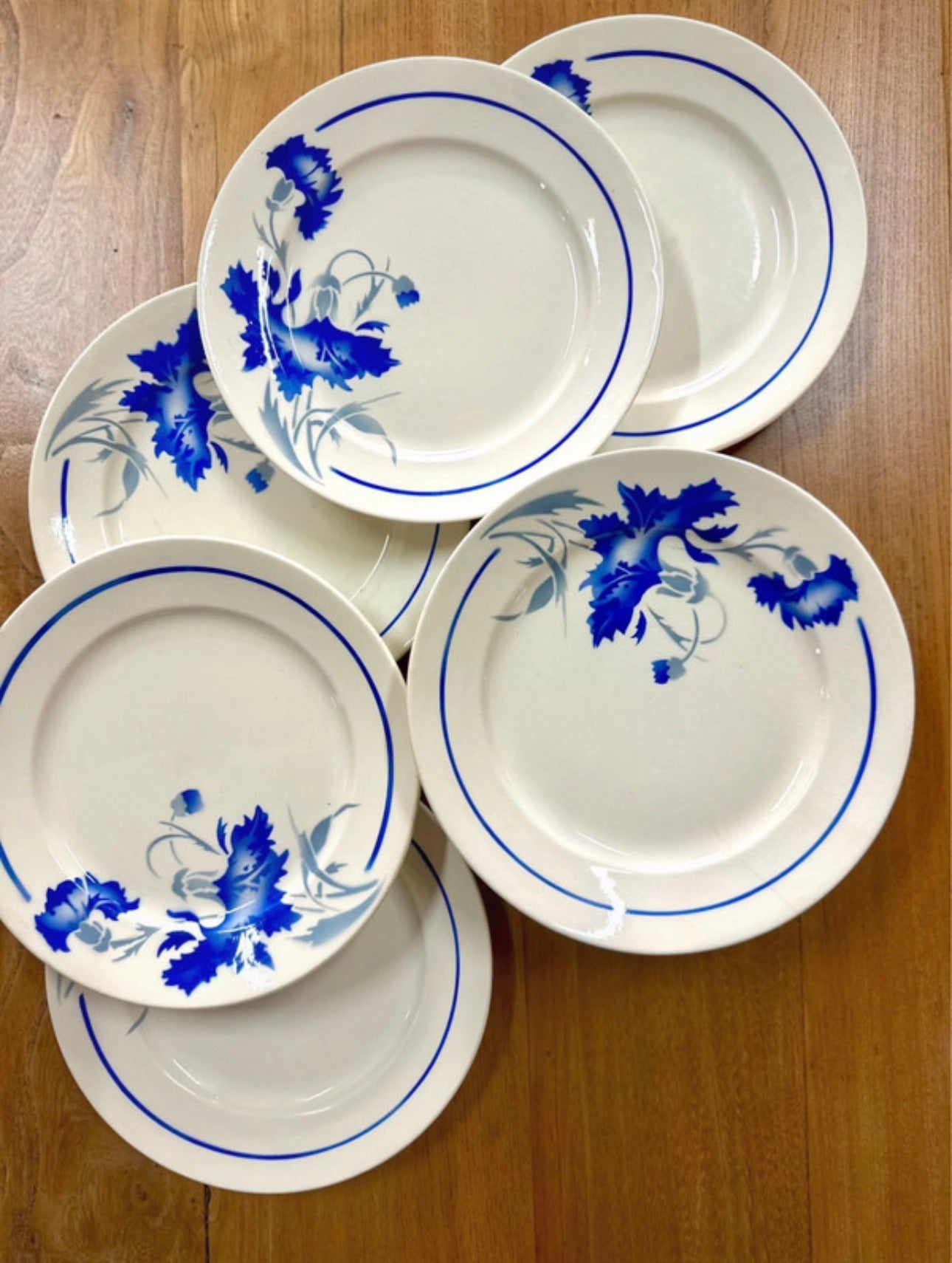 16 assiettes plates Luneville
