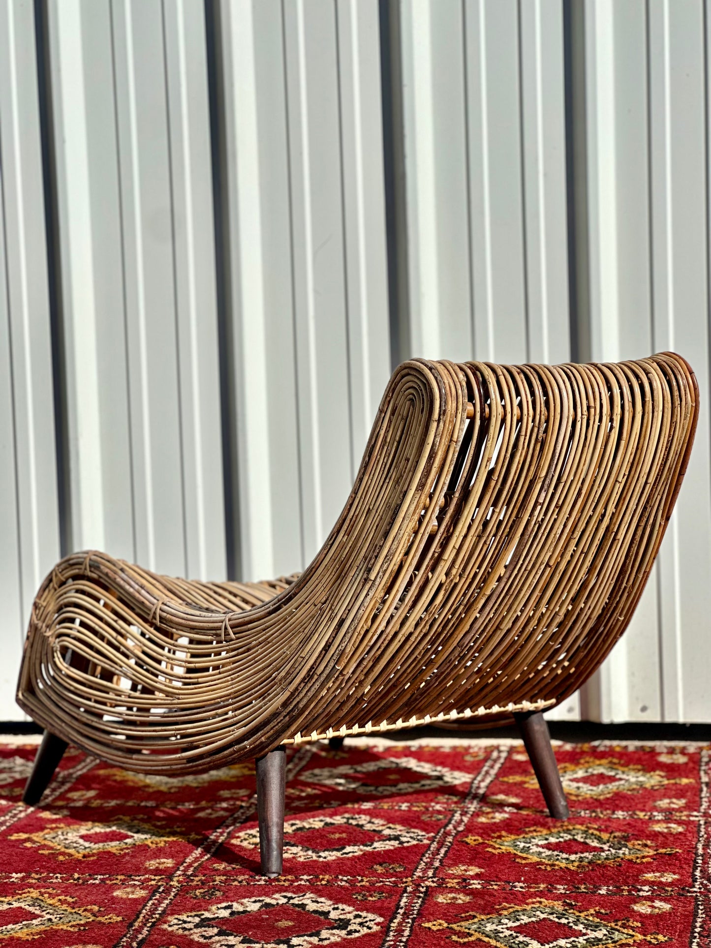 Lounge chair rotin Fauteuil relax