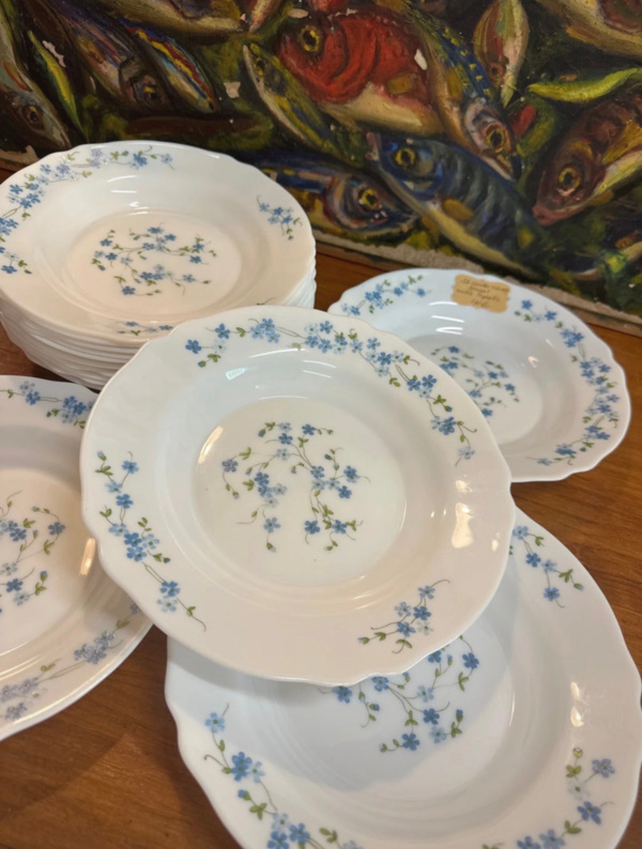 14 assiettes creuses Arcopal