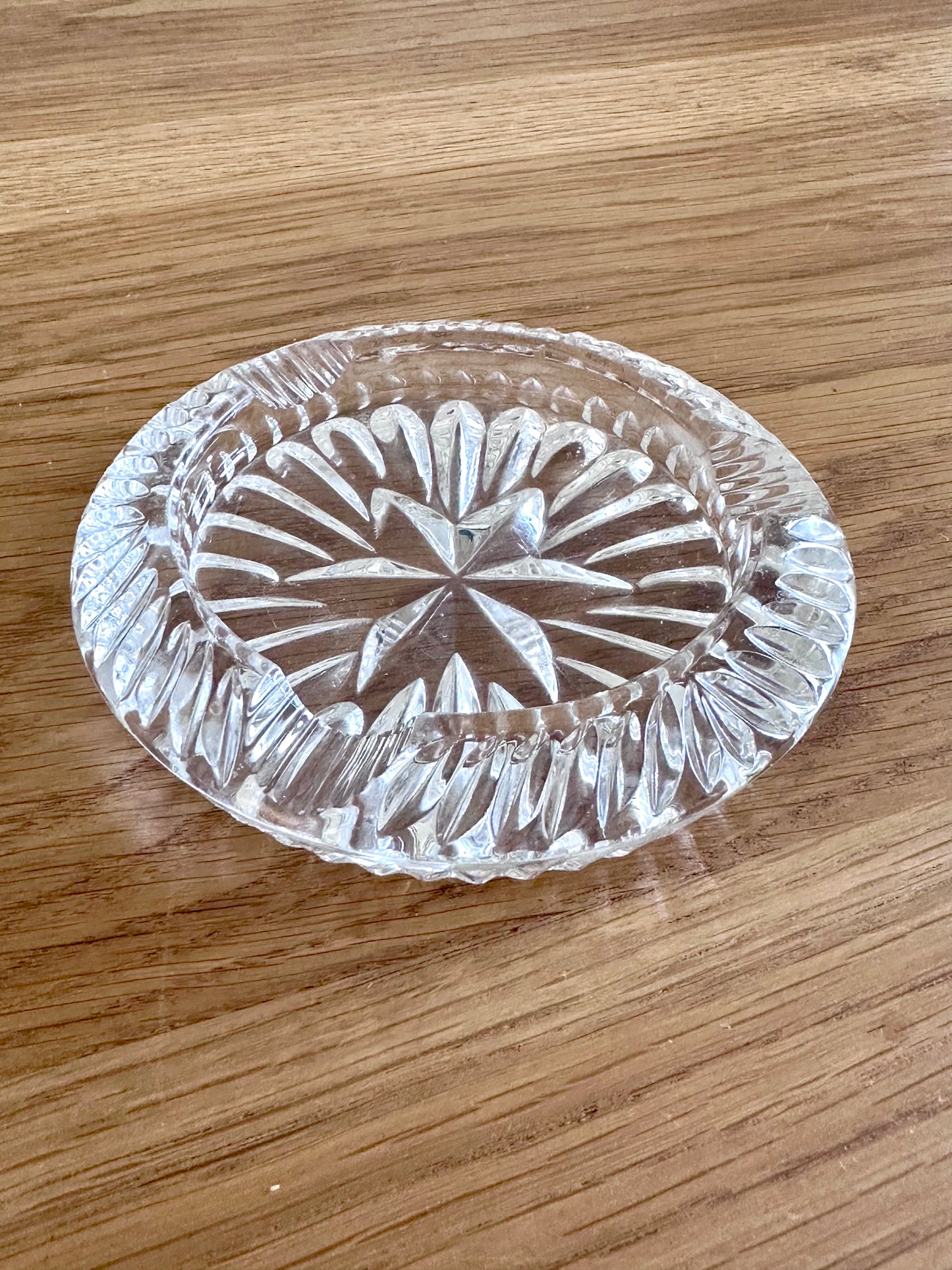 Trio de cendriers en verre