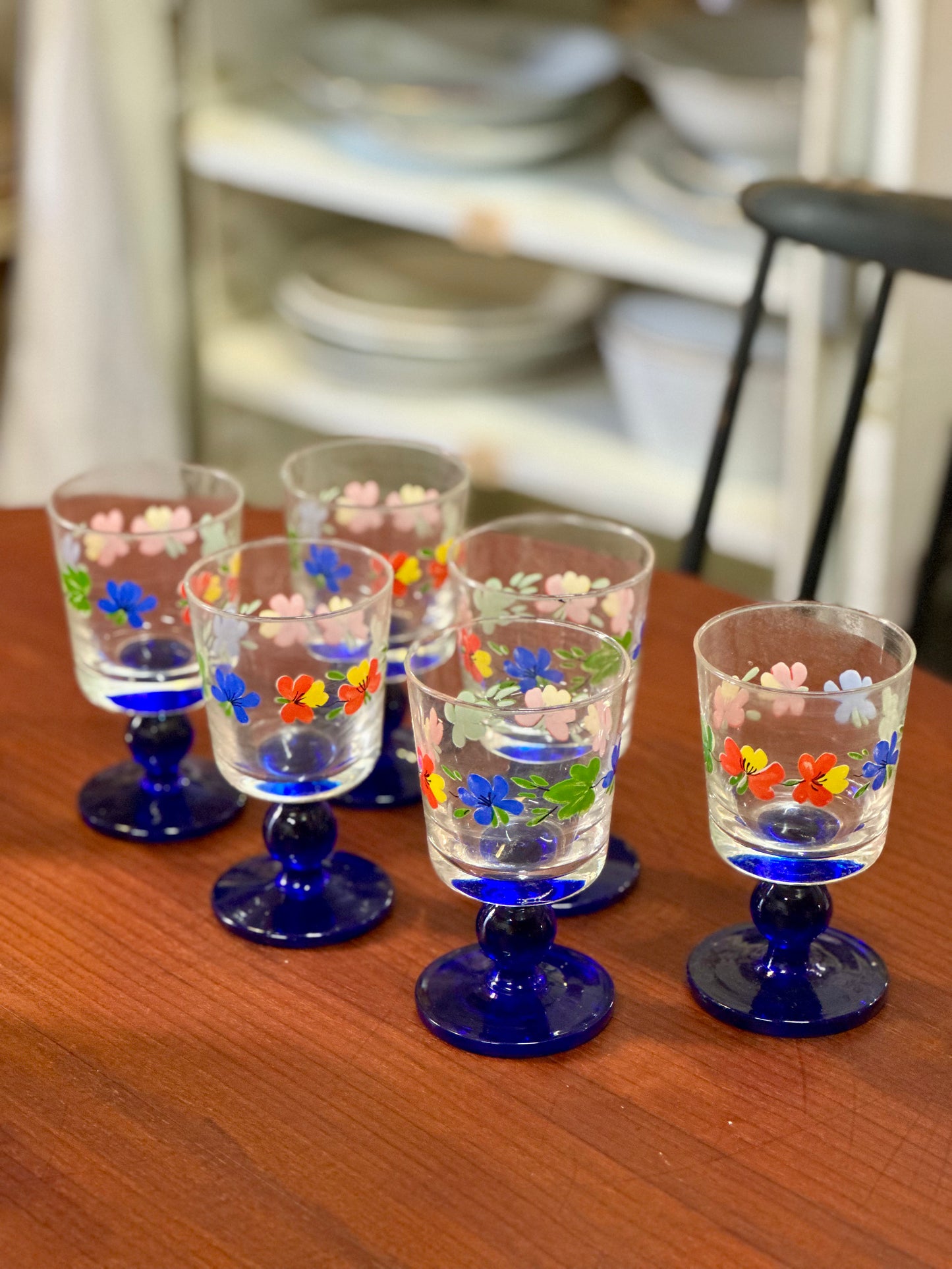 Service à verres & cruche vintage