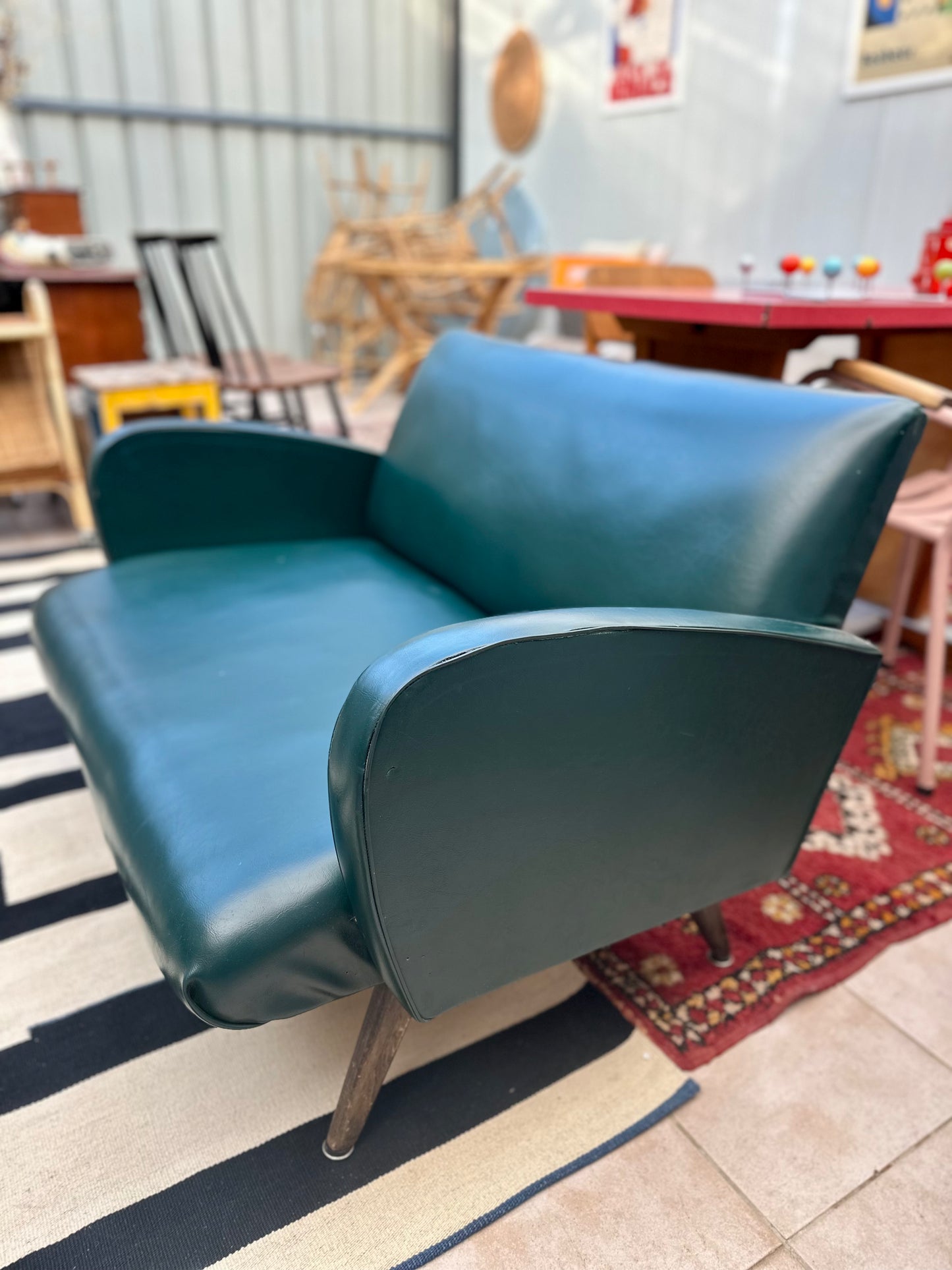 Canapé en Skaï années 60